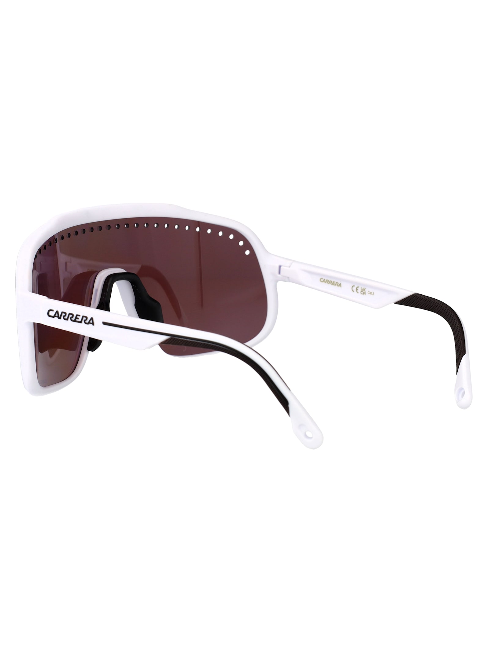 Carrera Matte White Injectate Sunglasses In Blue