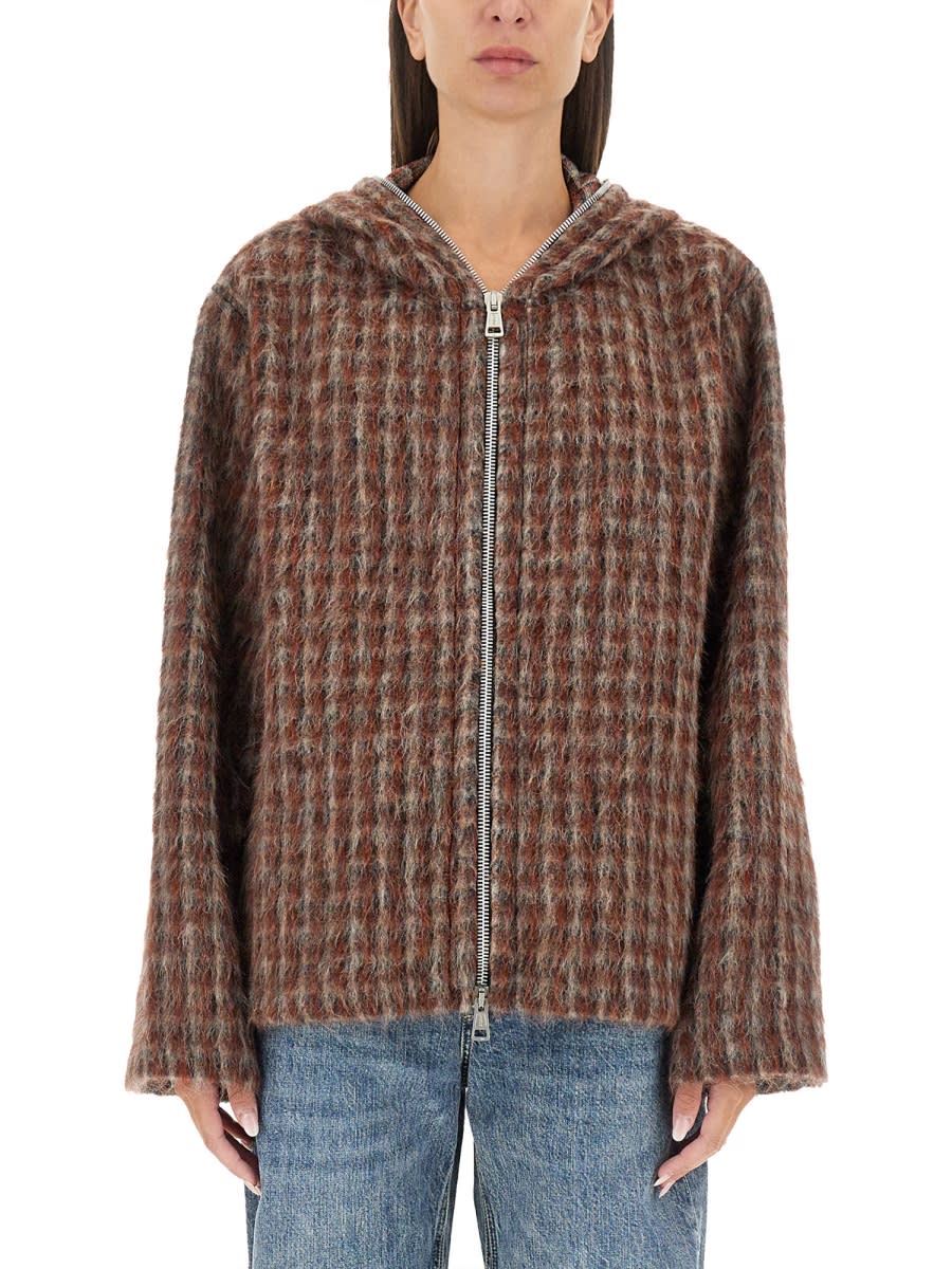 Our Legacy Zippered Cardigan In Brown