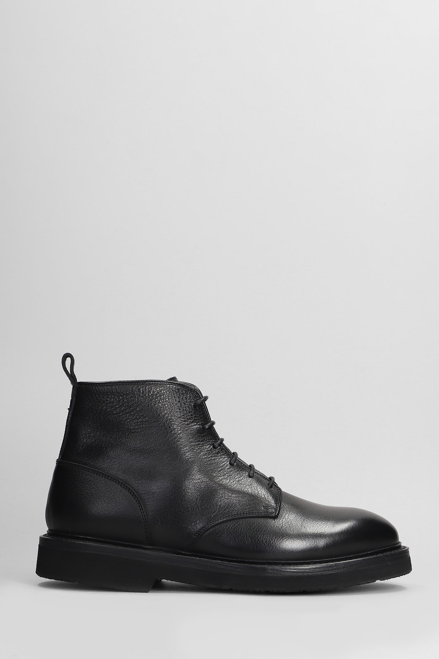 Shop Premiata Lace Up Shoes In Black Leather