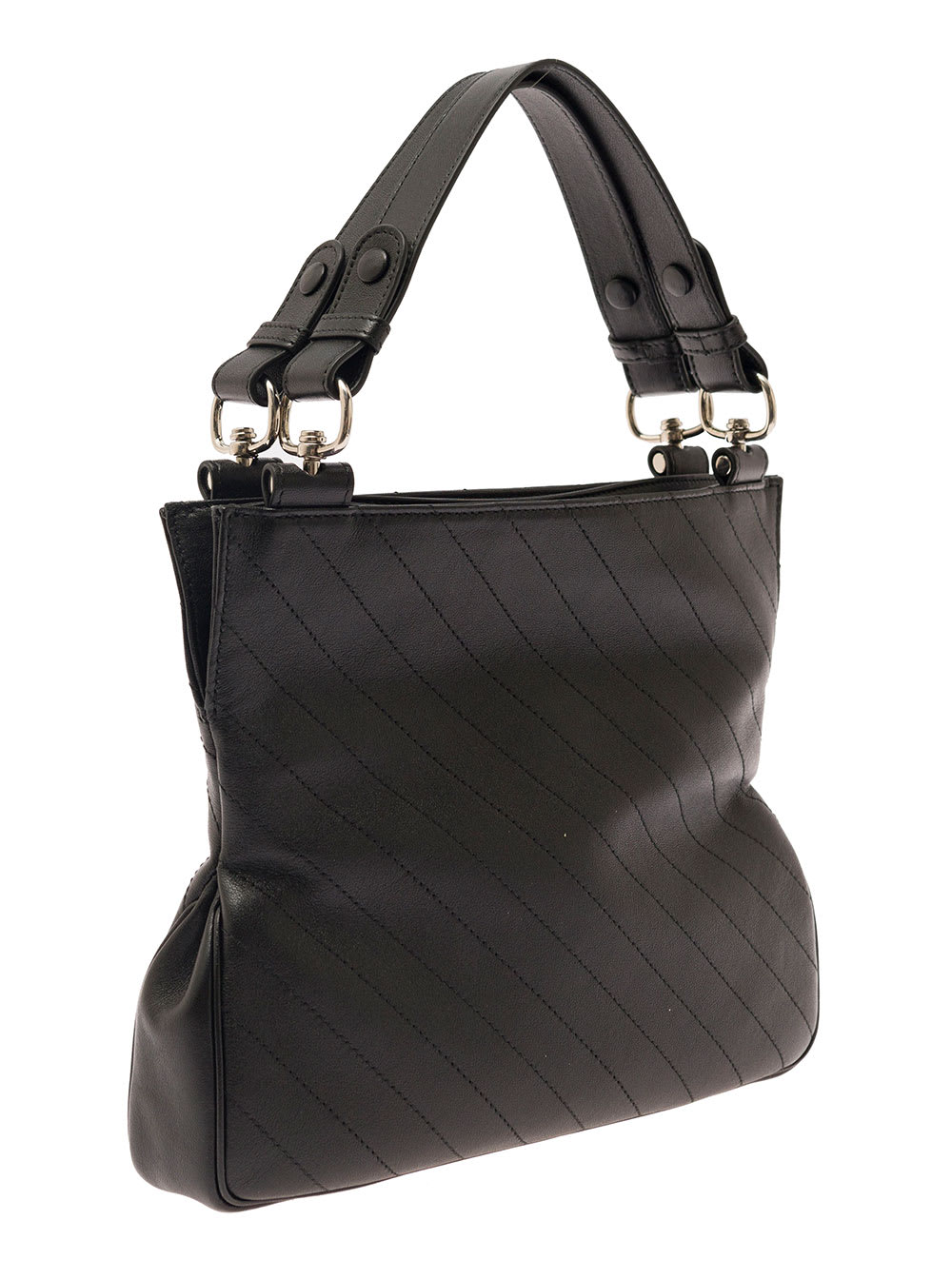 Gucci Blondie Small Shopping Bag In Black