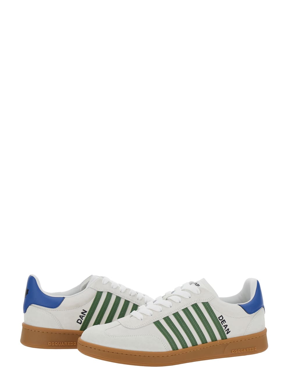 Shop Dsquared2 Sneakers Crosta+vitello In White