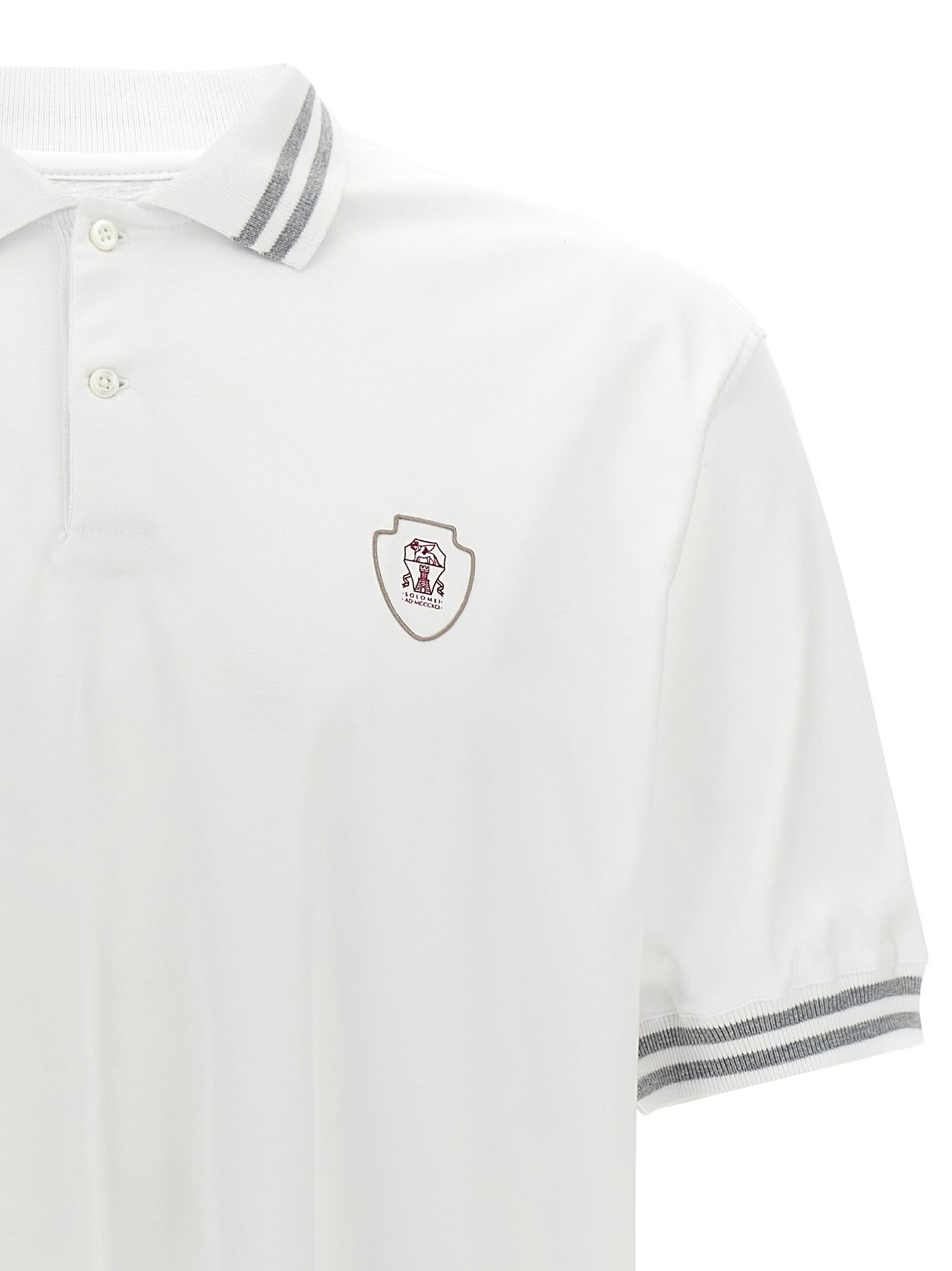 BRUNELLO CUCINELLI LOGO POLO SHIRT