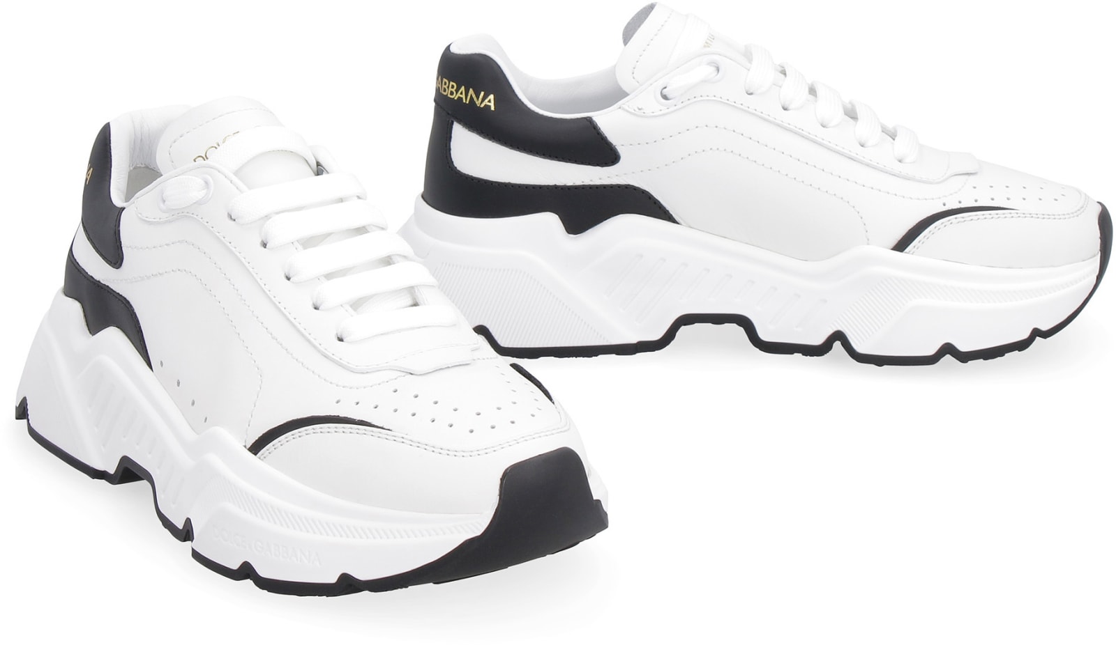 dolce & gabbana leather daymaster sneakers