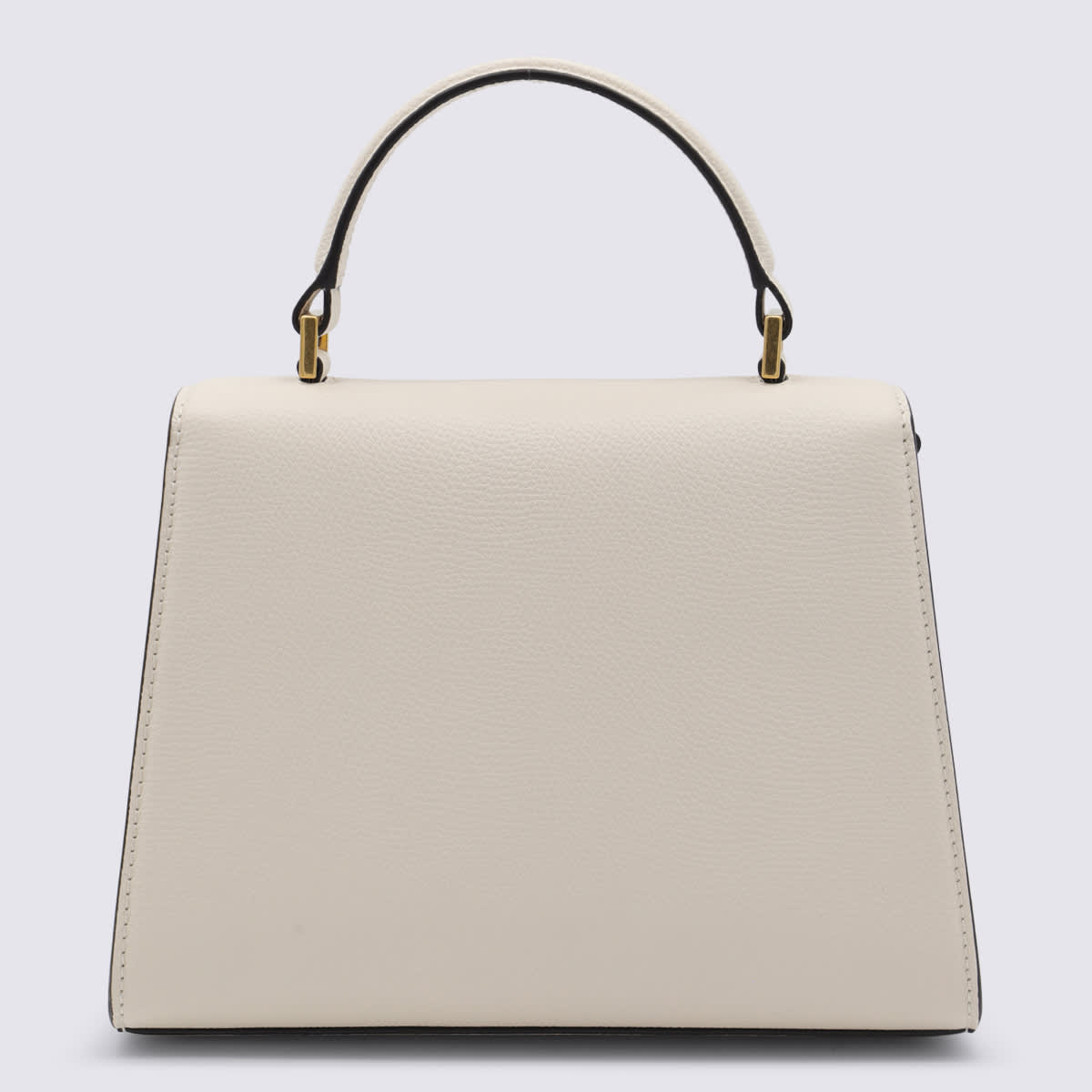Valentino Garavani Garavani Vsling Small Handbag In Grainy Calfskin With Jewel Logo Woman Ivory Uni In White