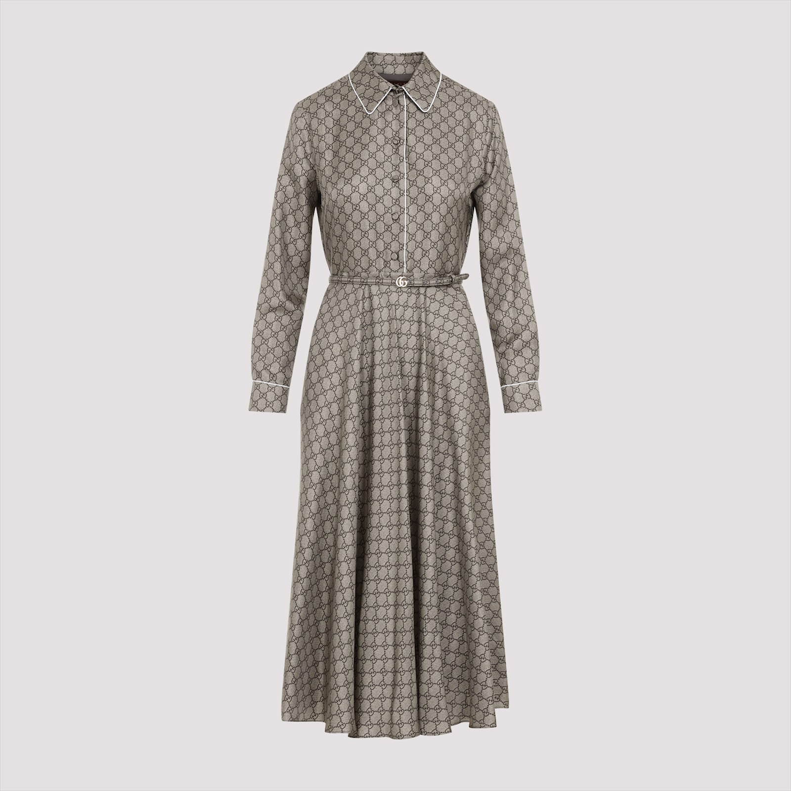 GUCCI PRINTED SILK DRESS