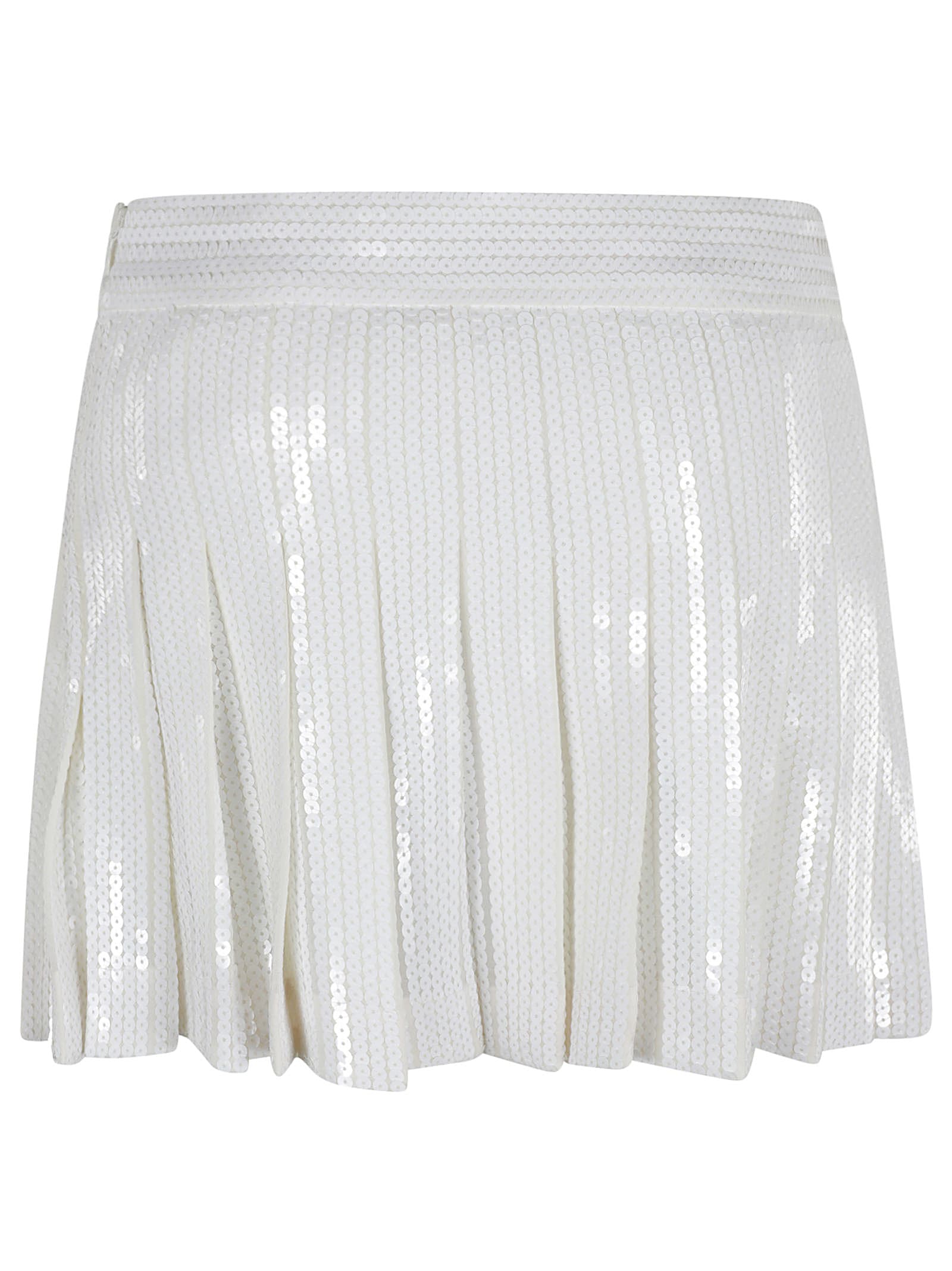 Shop P.a.r.o.s.h Godot Skirt In Cream