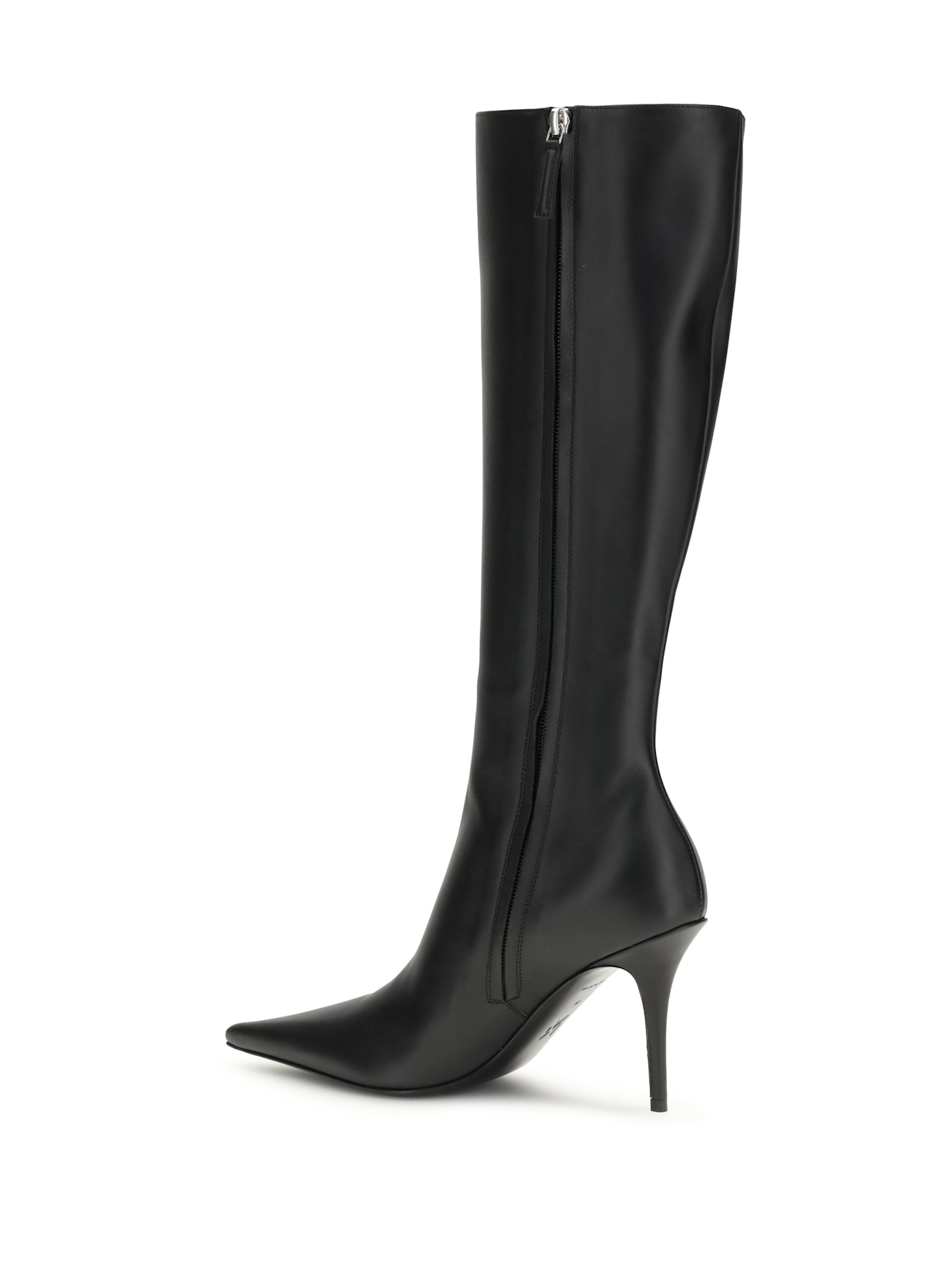 Amina Muaddi Barbara 90 Boot In Black