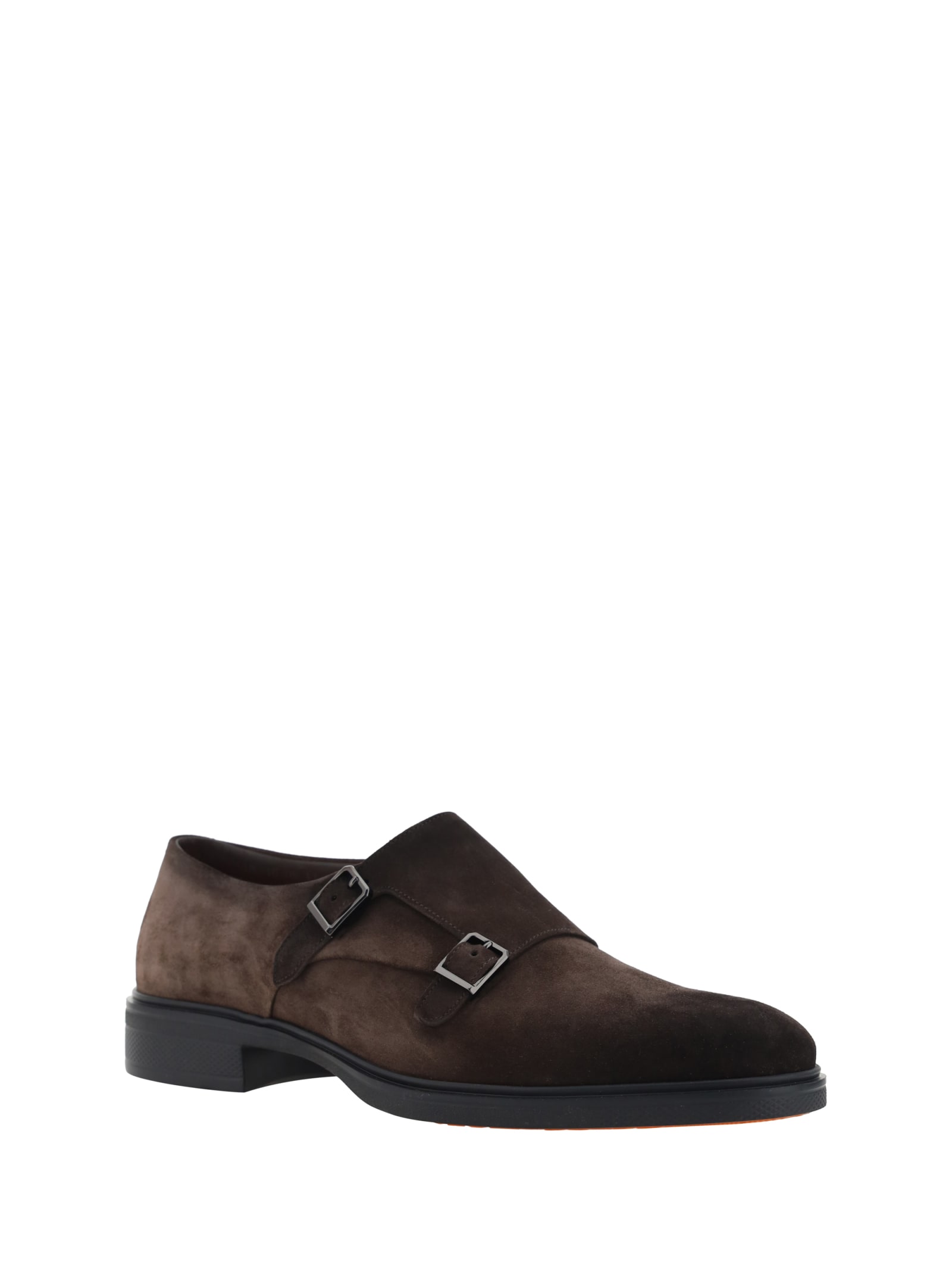 Shop Santoni Loafers In Brown