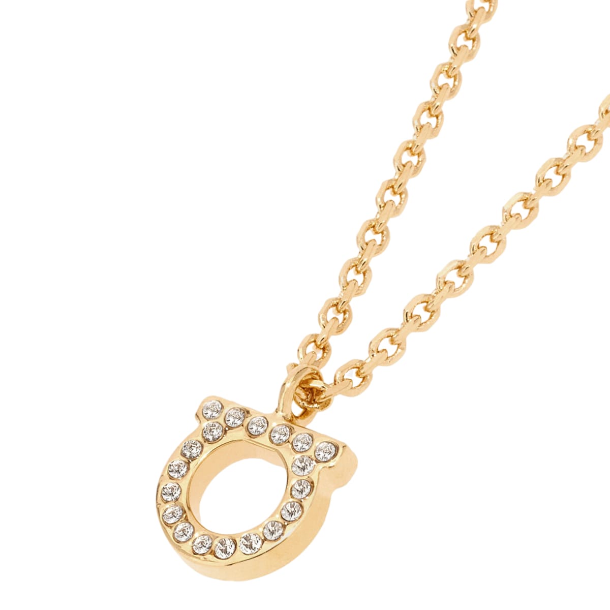 Ferragamo Gancini Necklace In Gold