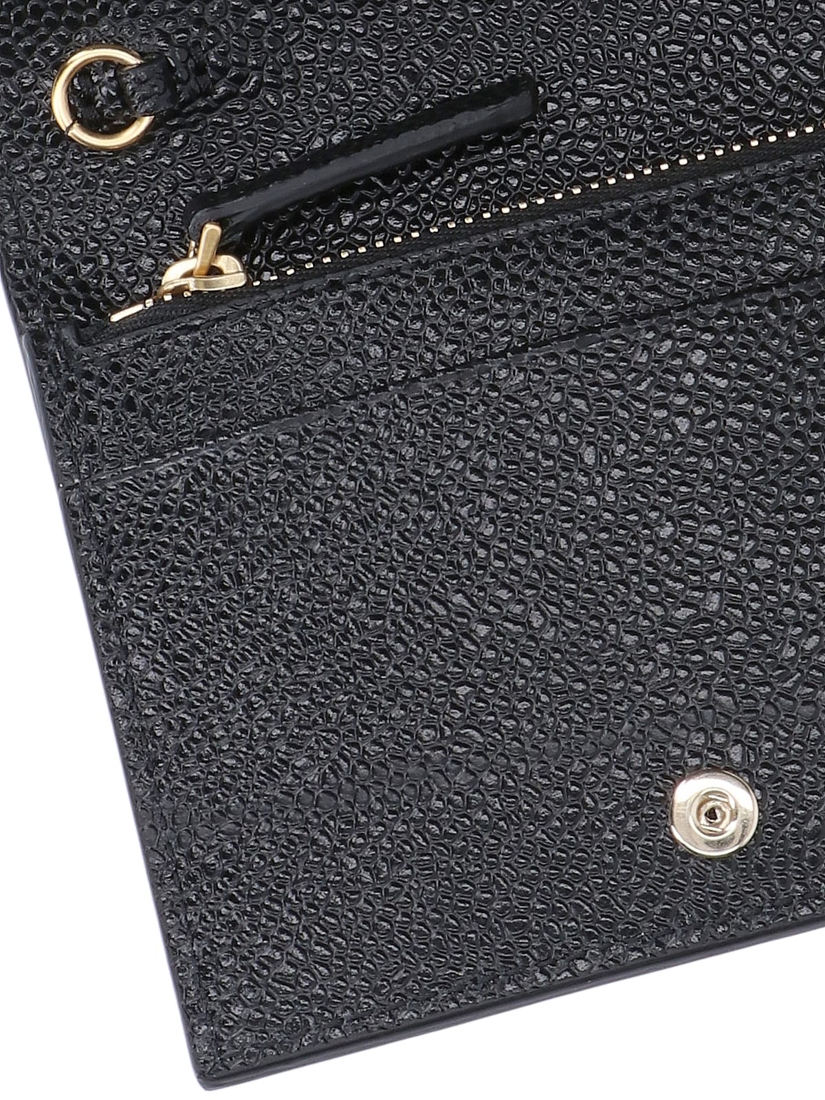 Shop Thom Browne Crossbody Wallet In Black