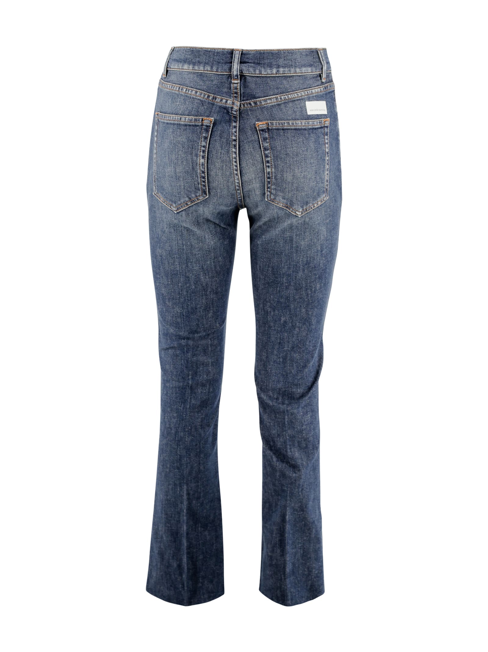 Shop Nine In The Morning High-waisted Pea Denim