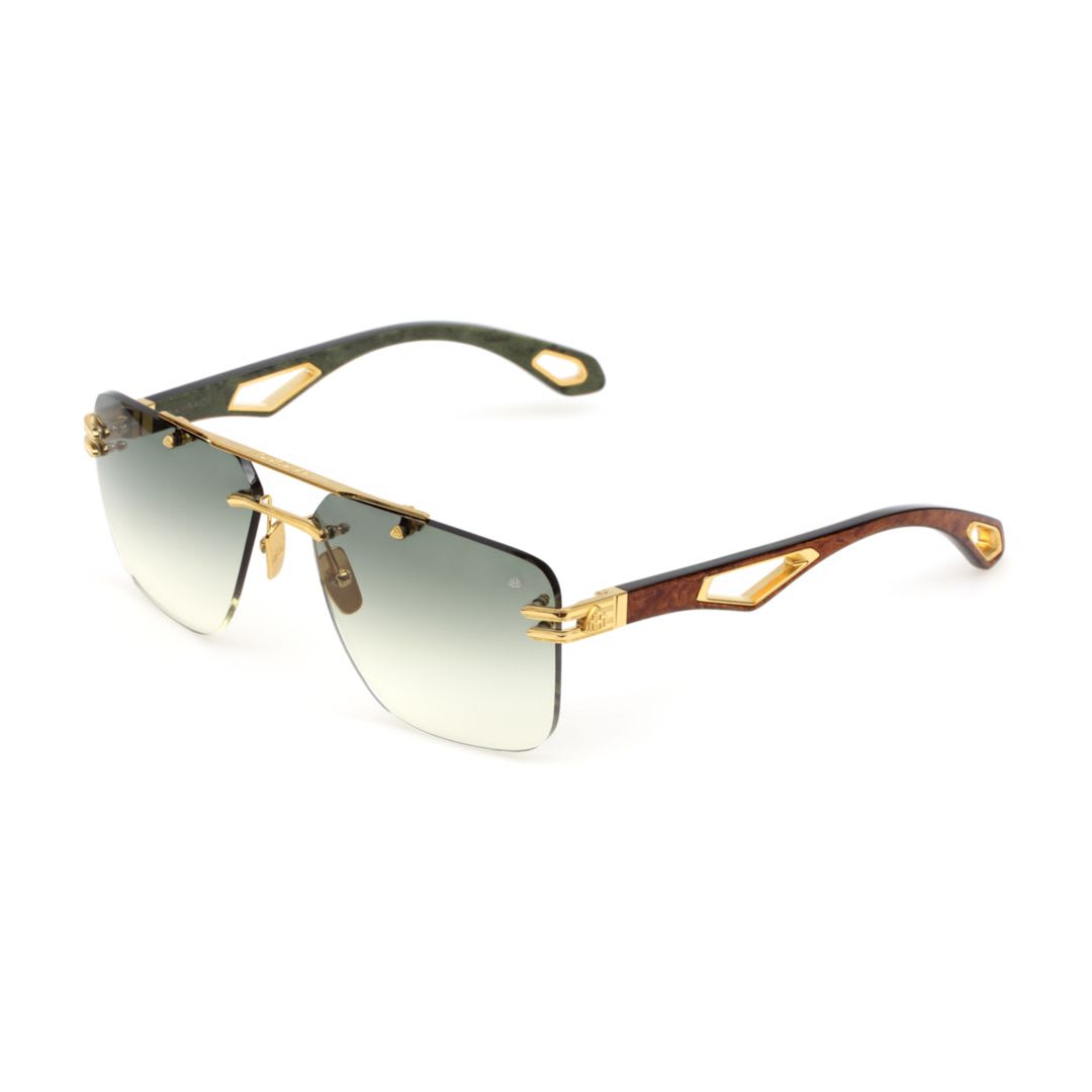 Maybach Eyewear The President Ikarelian Birch Burr/ebony In Multi
