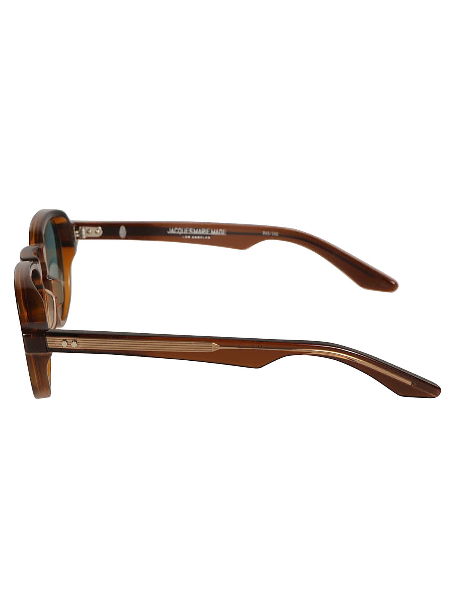Shop Jacques Marie Mage Hickory Sunglasses Sunglasses In Marrone-oro
