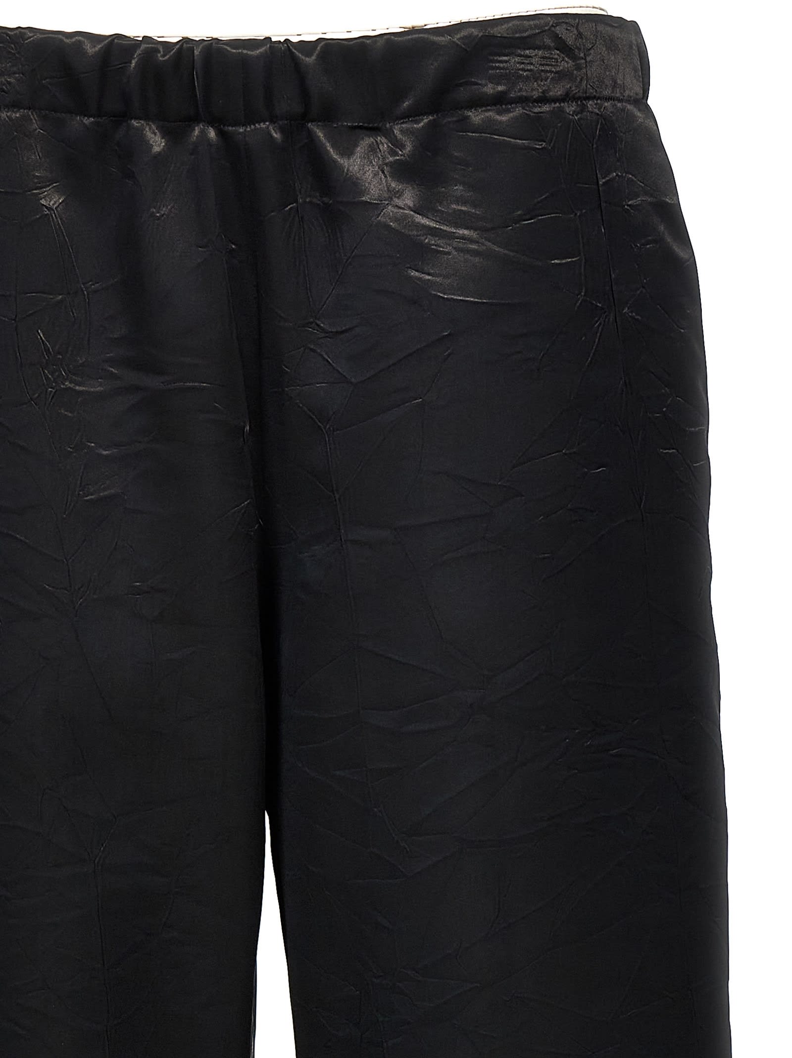 Givenchy Black Shiny Pants In Black