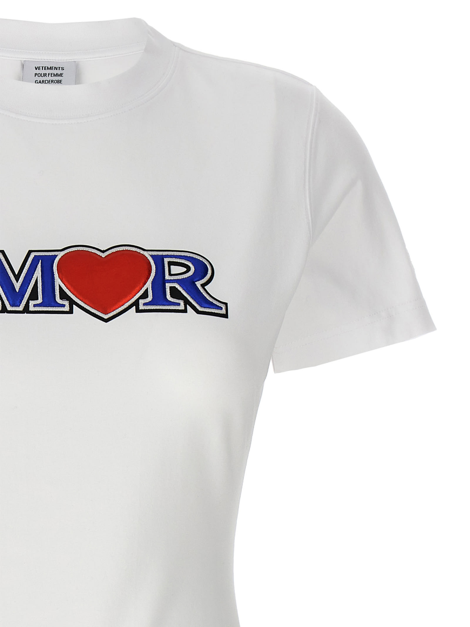 国内発送☆VETEMENTS☆AMOR T-SHIRT/WHITE Vetements , Amor Fitted T-Shirt in White BNWT XL | eBay