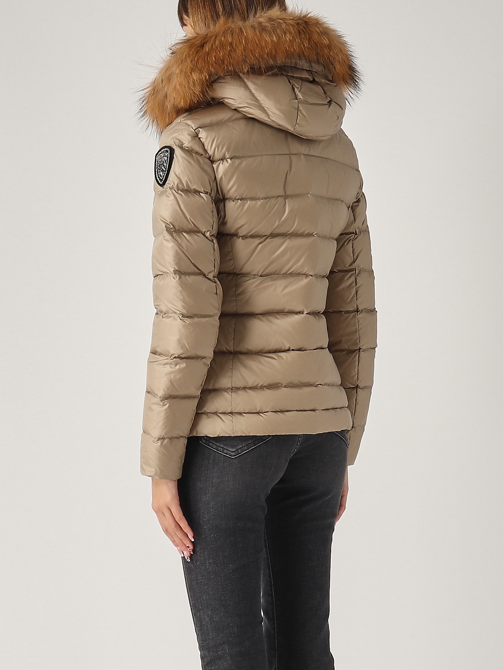 Shop Blauer Arcadia Jacket In Beige Chiaro