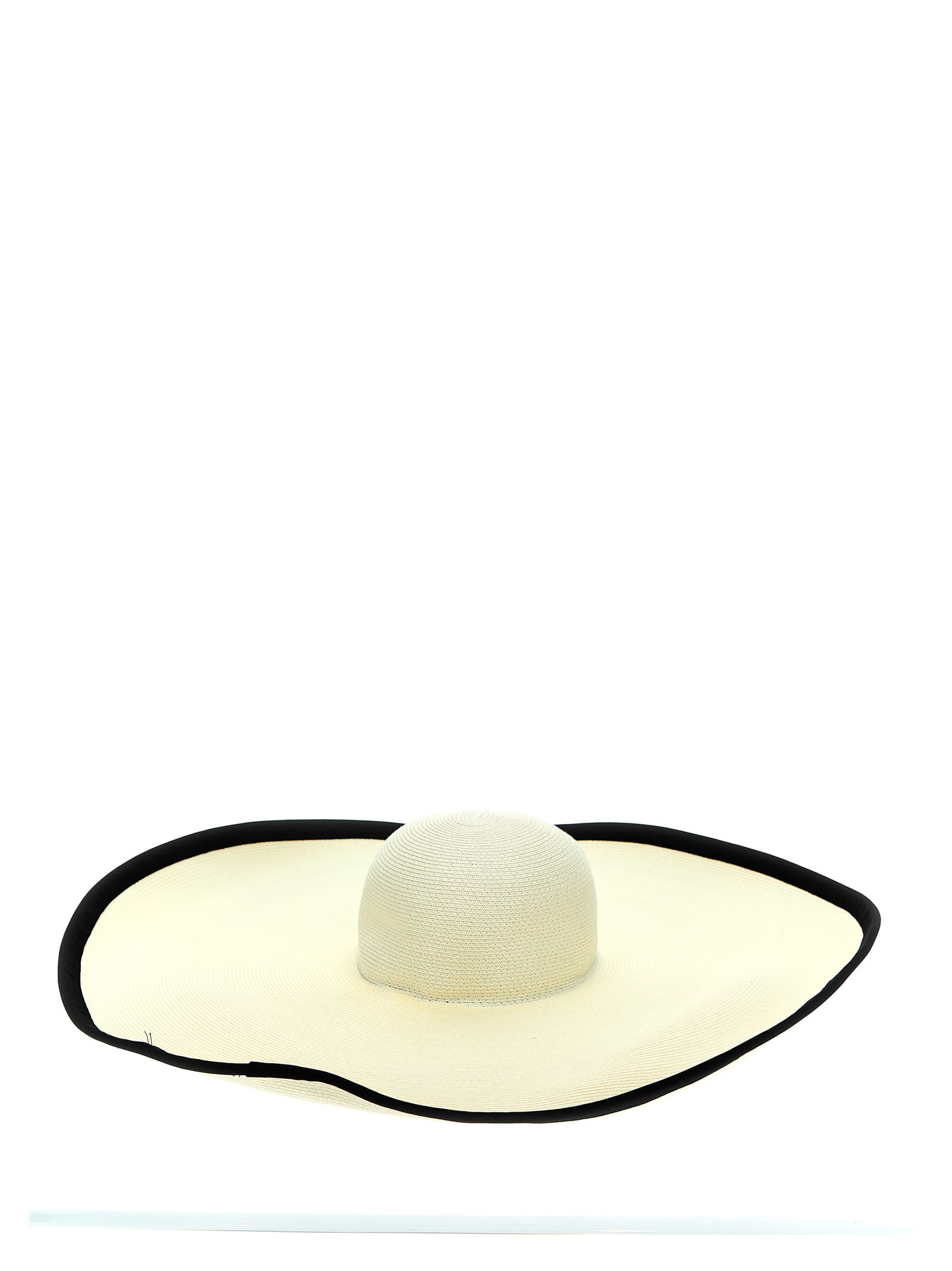 Shop Max Mara Robert Hat In White/black
