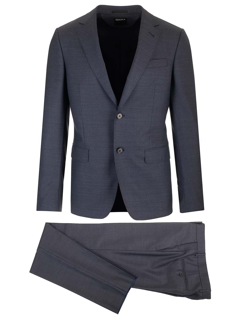 Wool Blue Suit