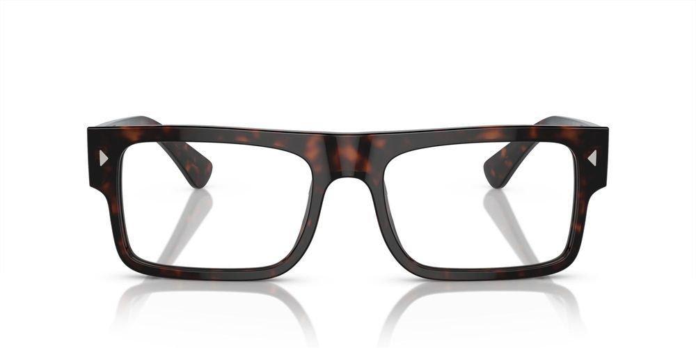 Prada Rectangular Frame Glasses In 17n1o1
