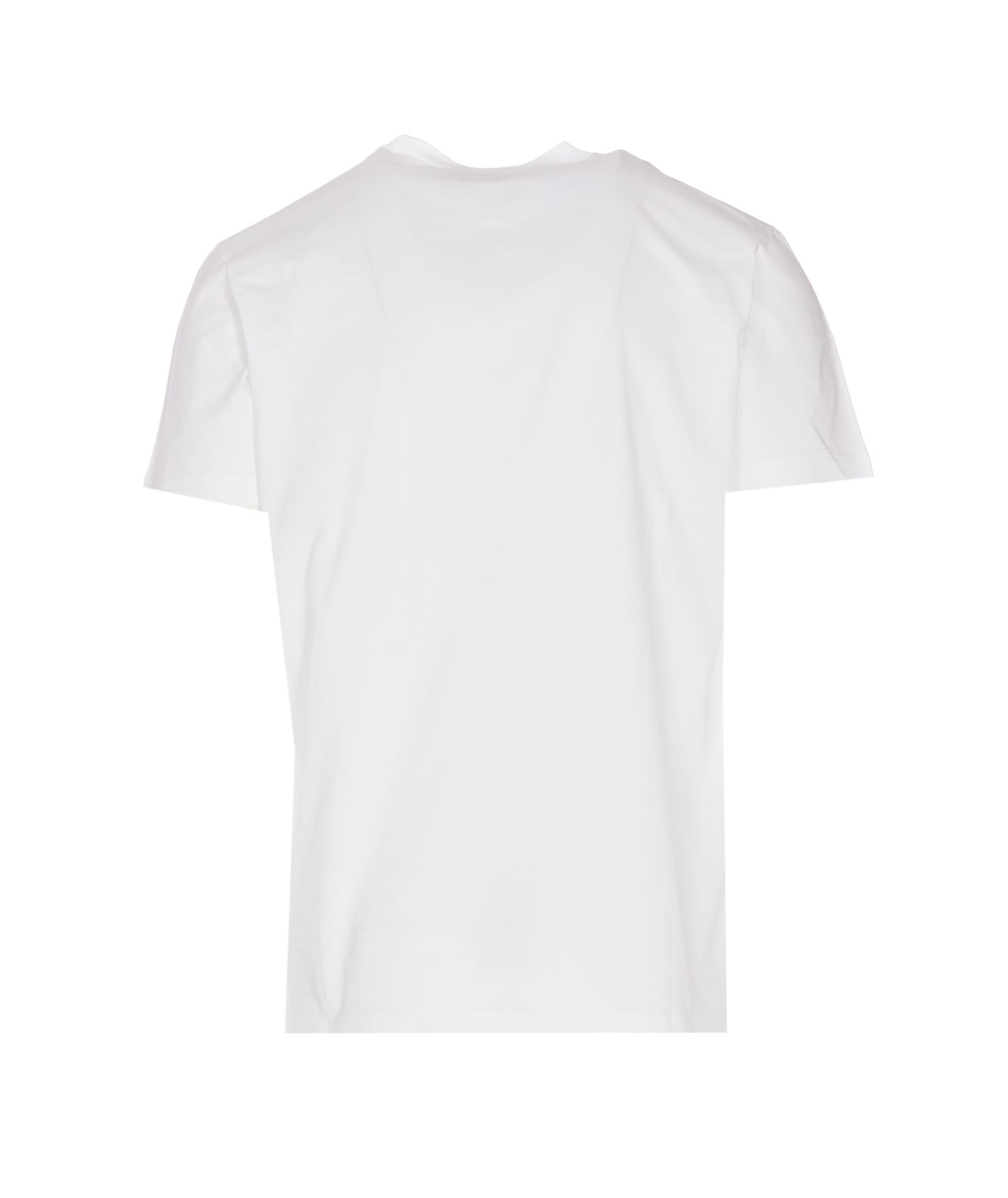 Dsquared2 Keep Surfing Cotton T-shirt In White