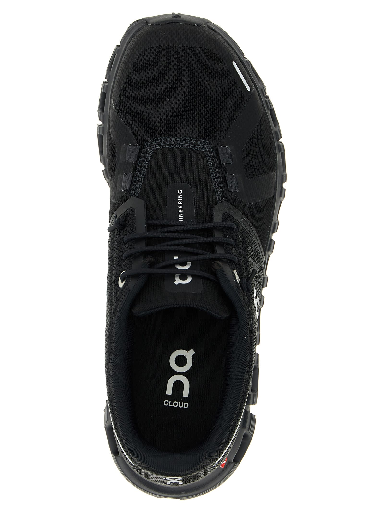 On Cloud 6 Sneakers Waterproof Textured Sole In Black