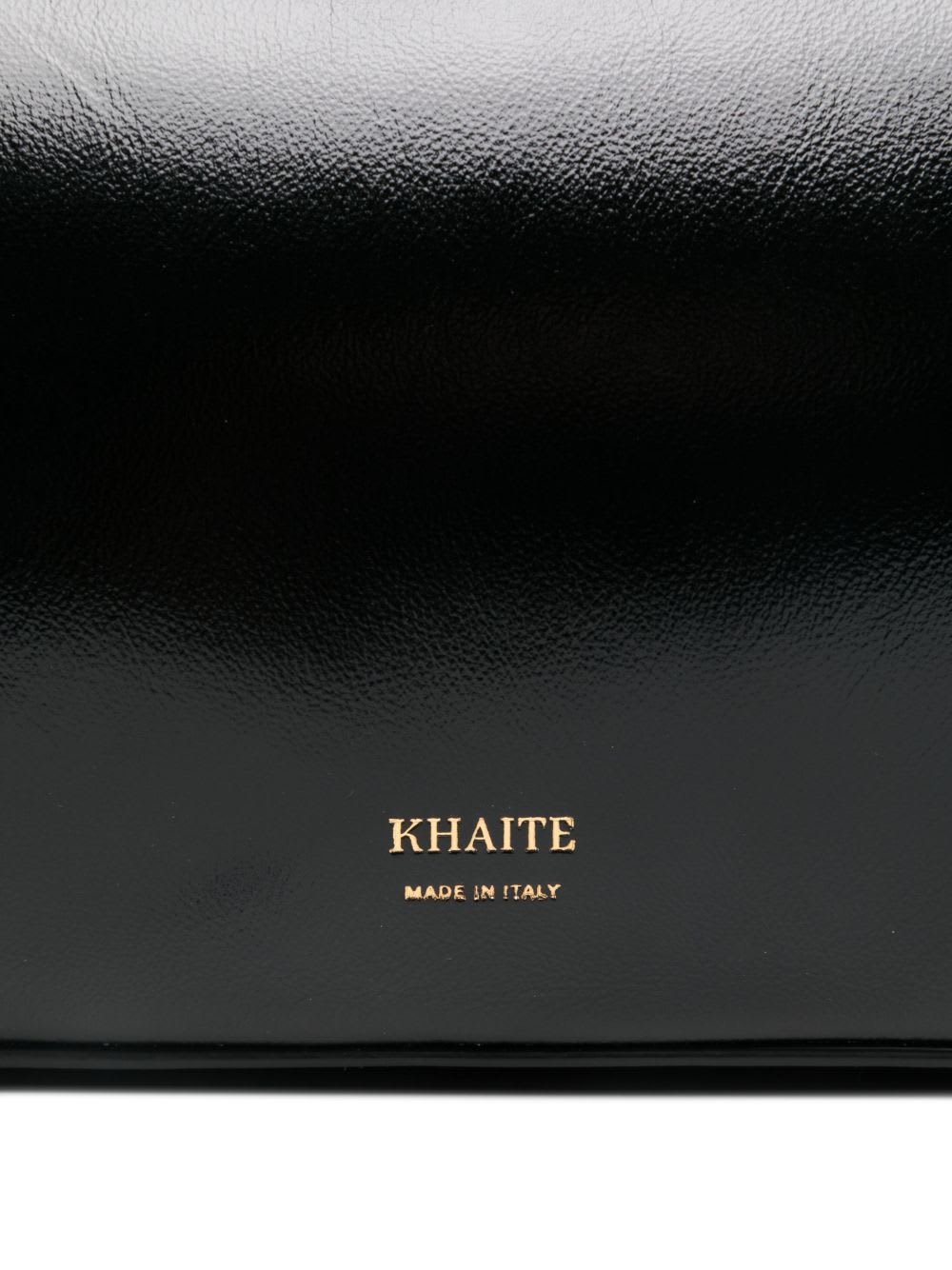 Khaite Hold All String Small Square Bauletto Shoulder Bag Shoulder Bags Black In Black