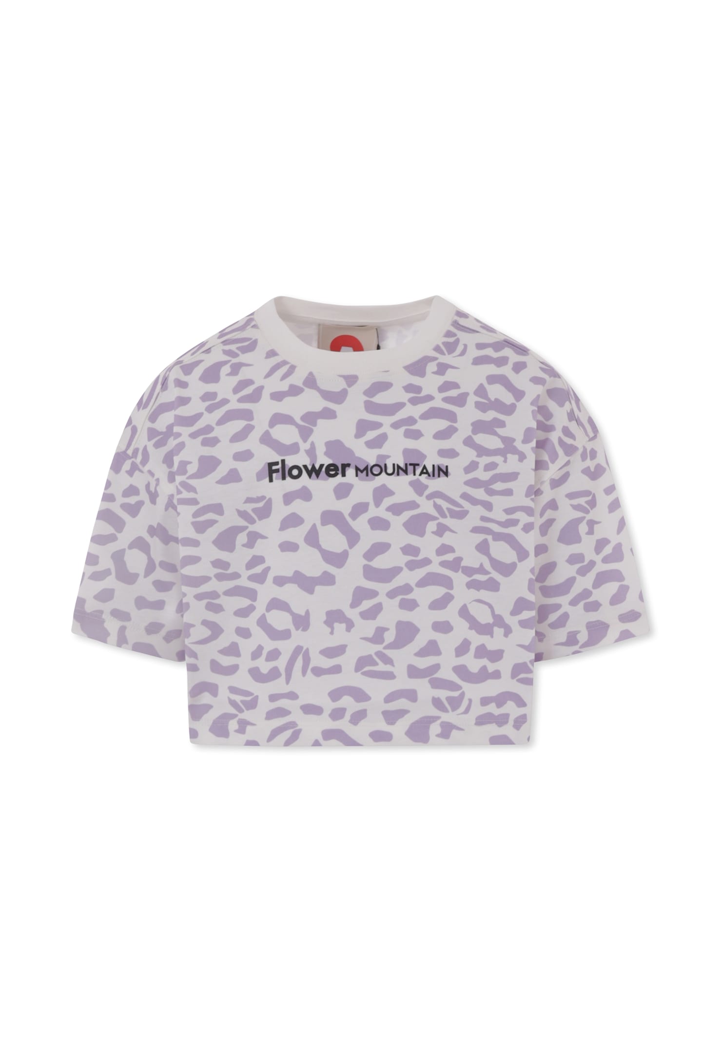 Flower Mountain Leopard-print T-shirt In White