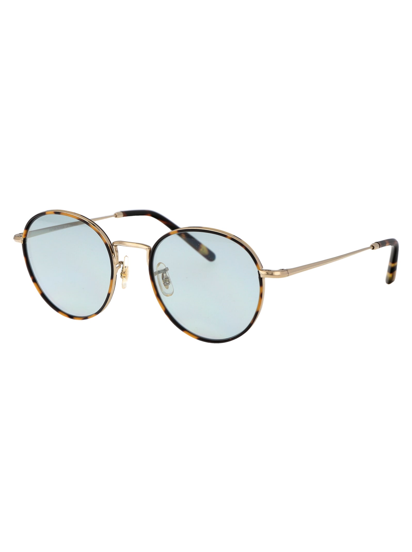 Shop Oliver Peoples Sidell Glasses In 5035 Gold/dtb