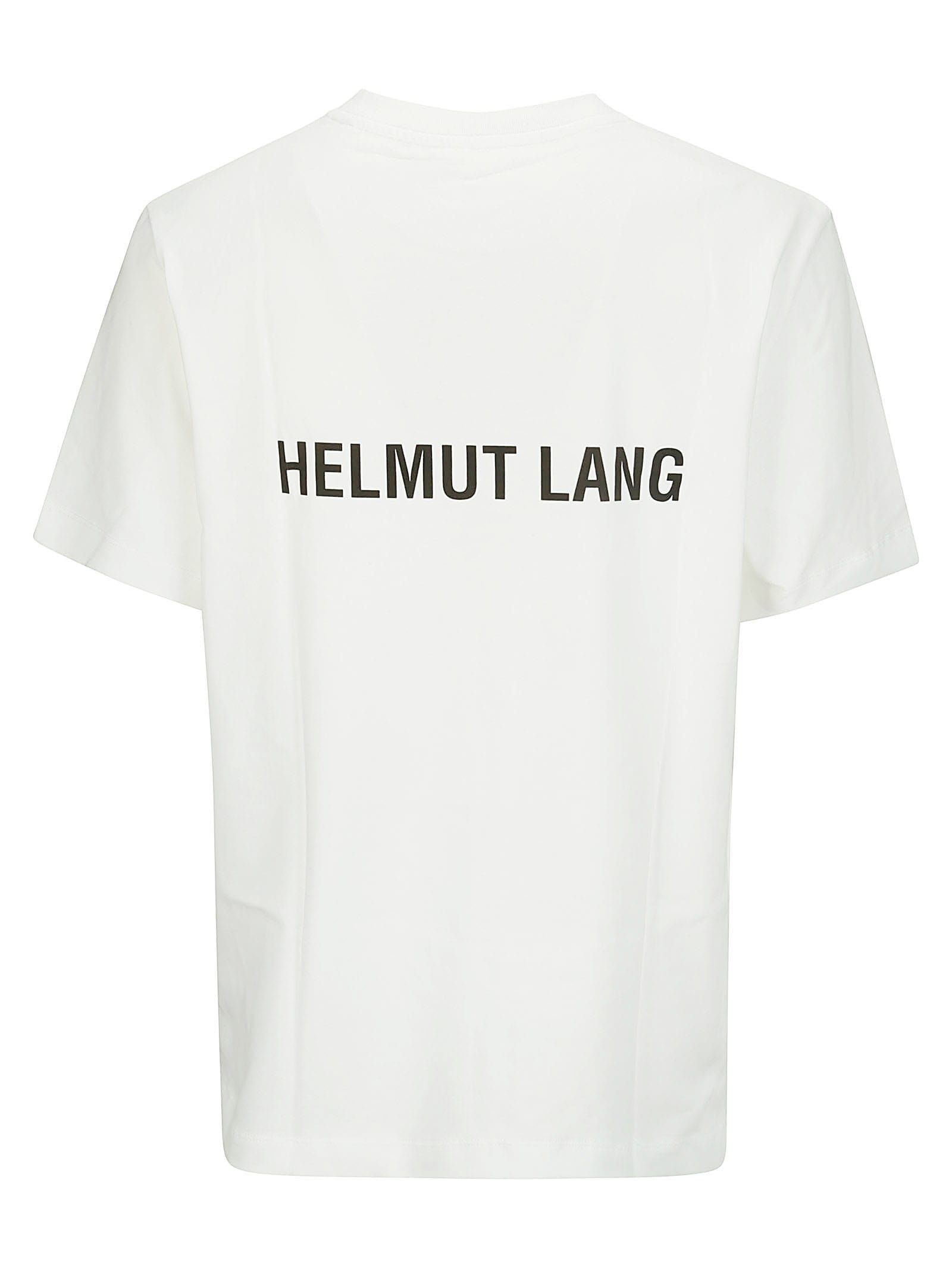 Shop Helmut Lang Logo Tee In White