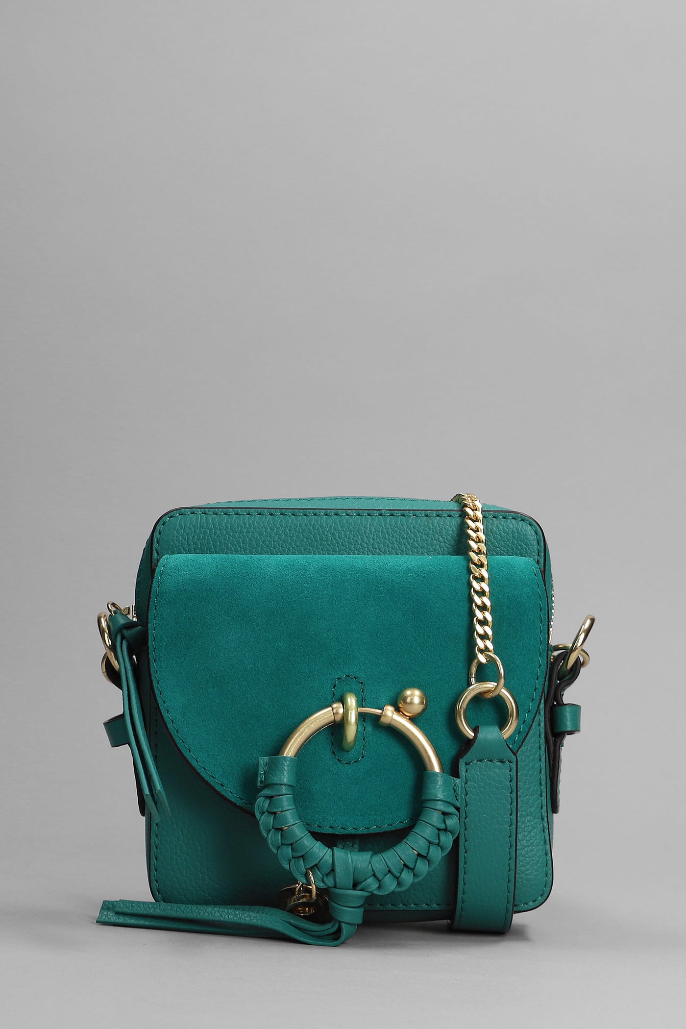See by Chloé Joan Shoulder Bag In Green Leather