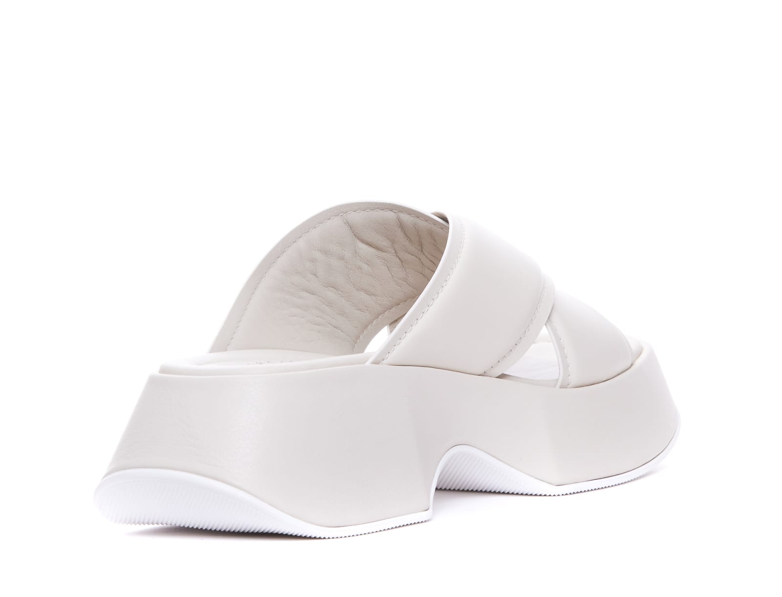 Shop Vic Matie Travel Sandals In White