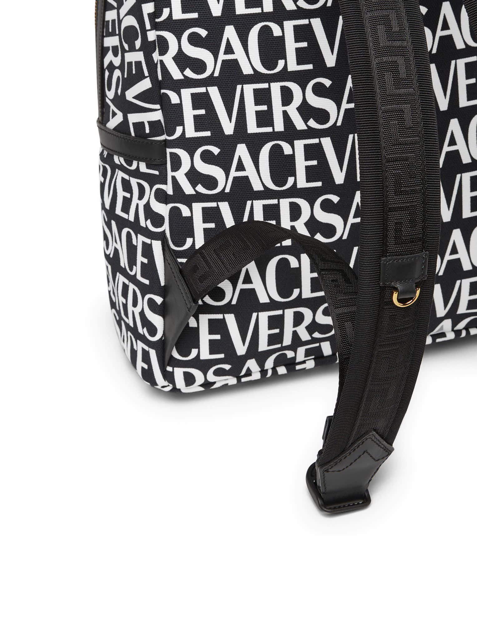 Versace Allover Backpack In Black ModeSens