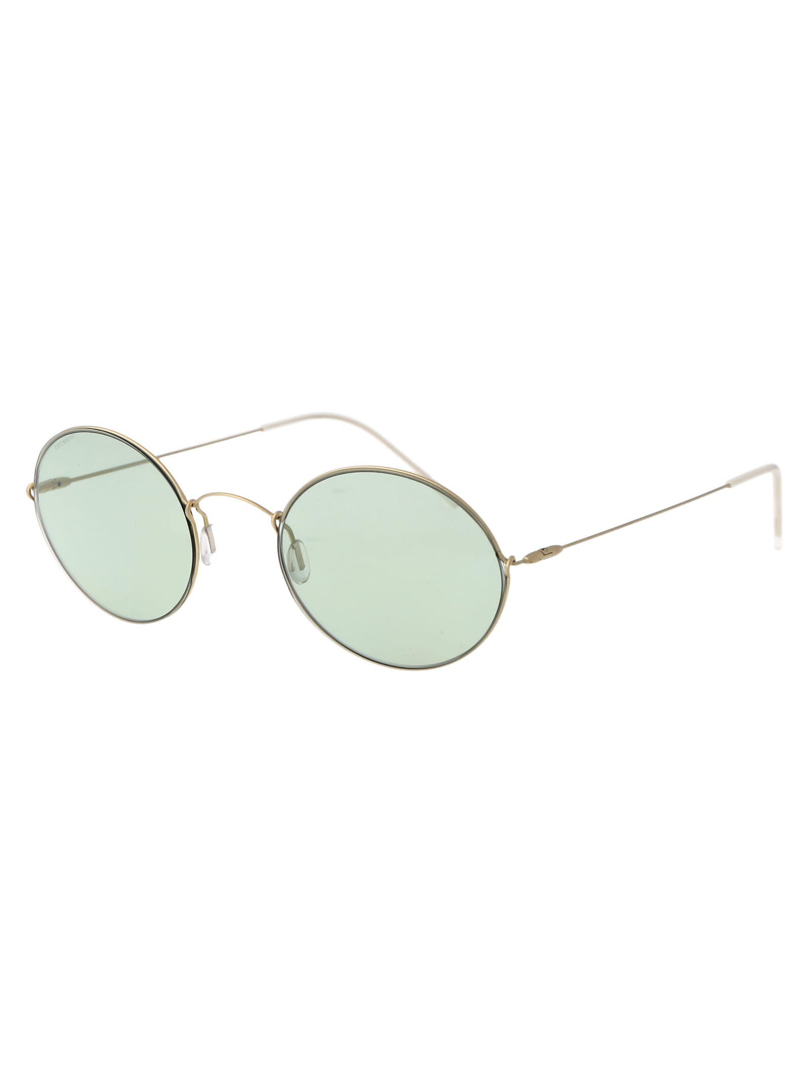 Shop Giorgio Armani 0ar6115t Sunglasses In 3002/2 Pale Gold