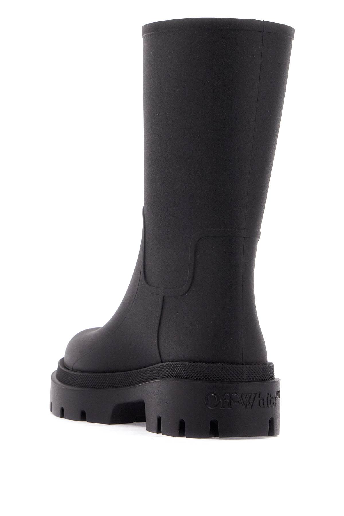 Shop Off-white Reboot Arrow Rain Boots In Black - White (black)