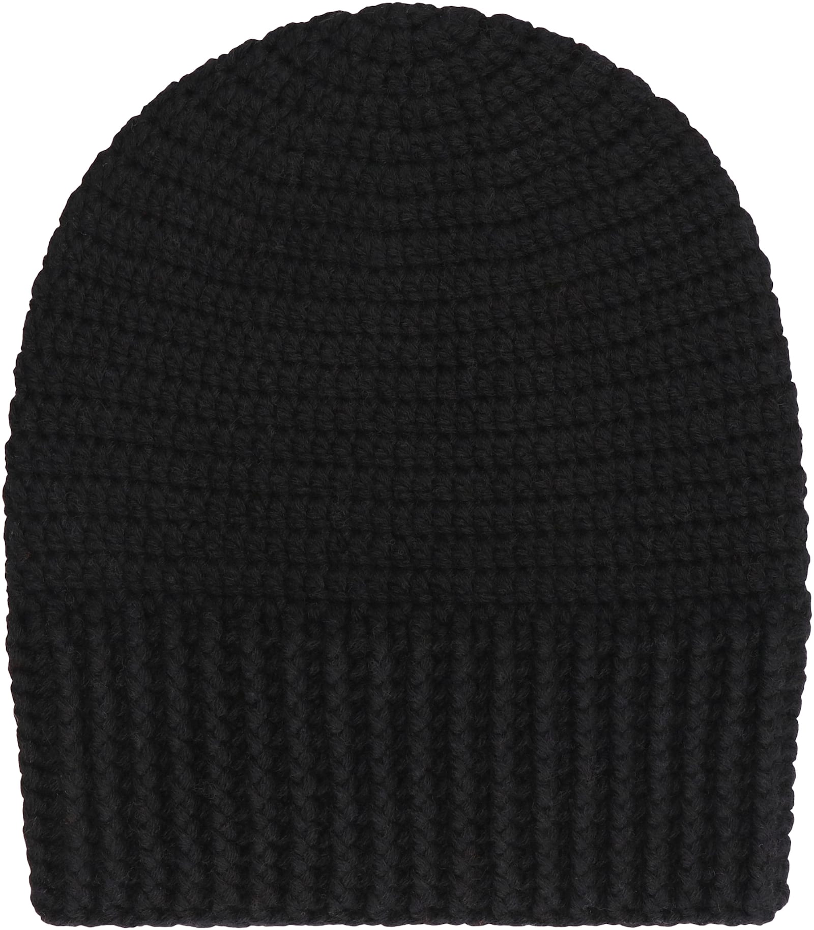 Shop Malo Knitted Beanie In Black