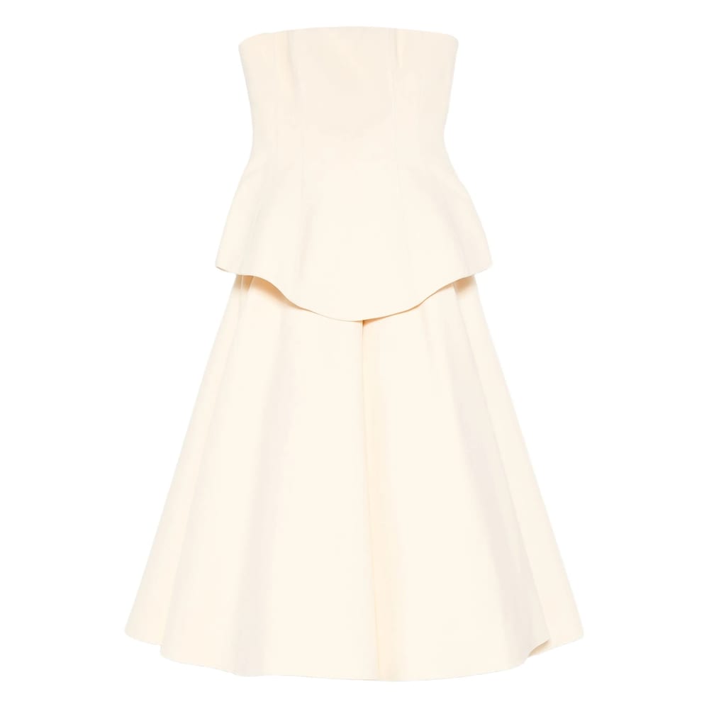 Solace London Dress In Neutral