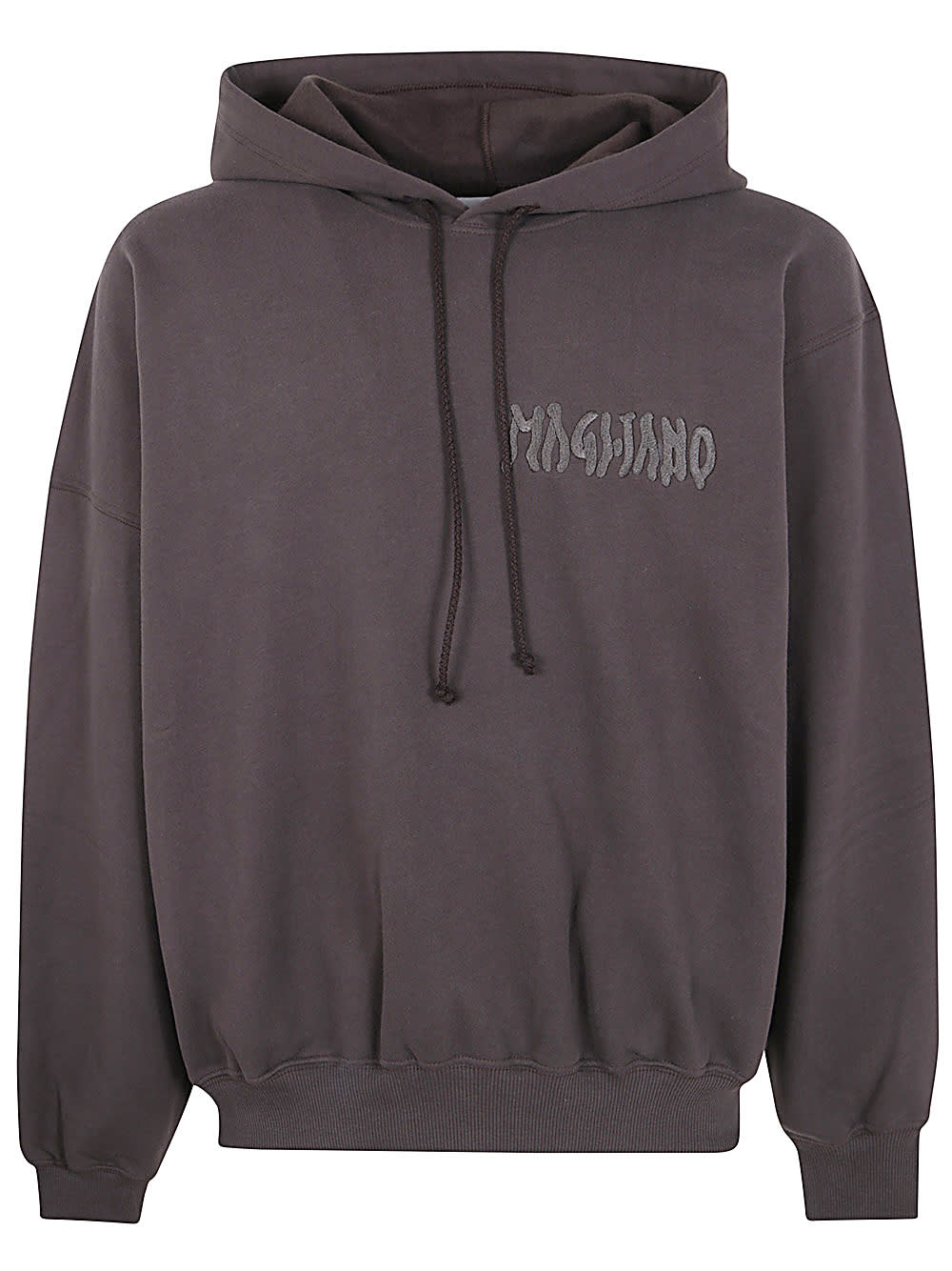 Shop Magliano Signature Twisted Hoodie In Brown