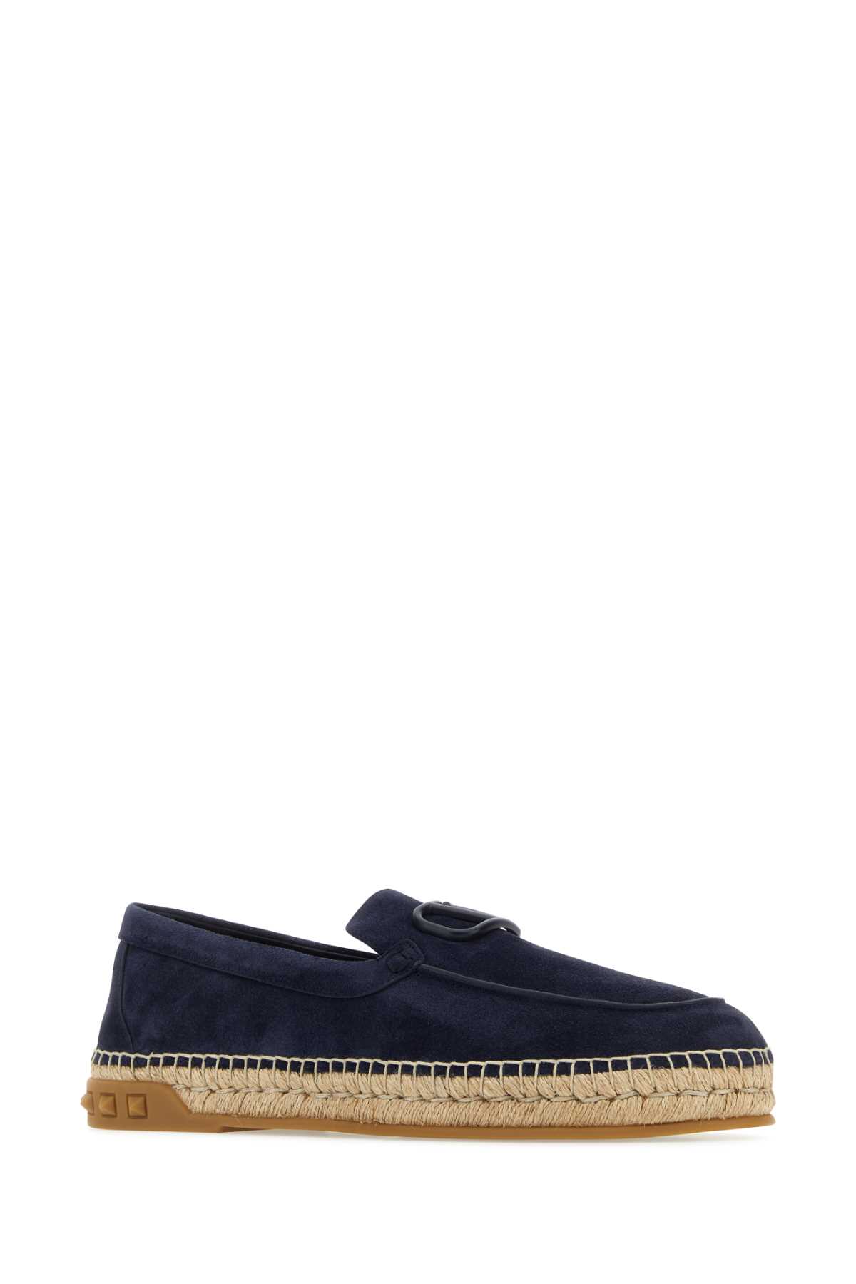 Valentino Leisure Flows Suede Espadrilles In Marine
