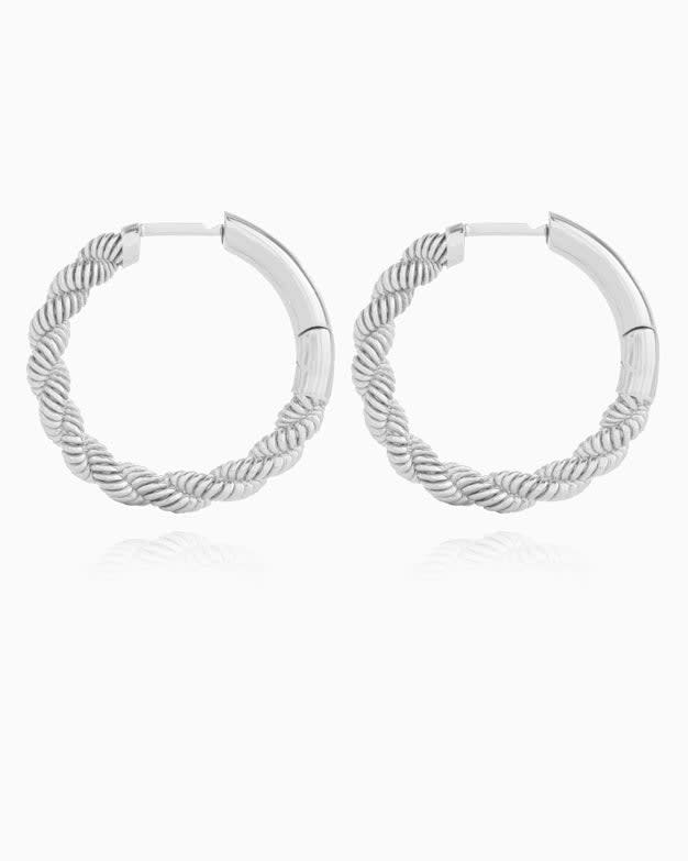 Earring Round Grace Silver