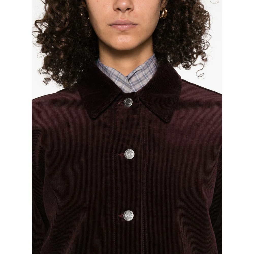 Apc Long Sleeve Casual Jacket In Black