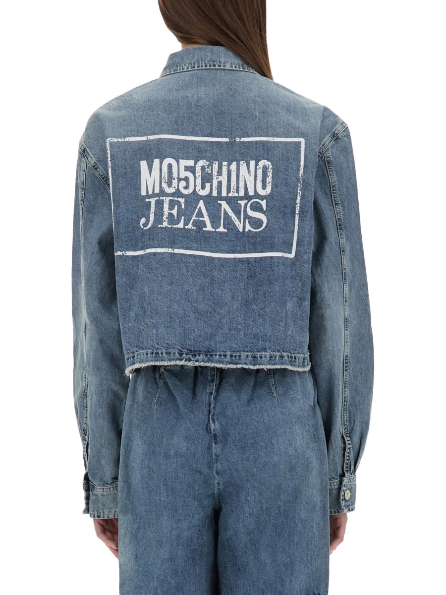 M05CH1N0 JEANS DENIM JACKET