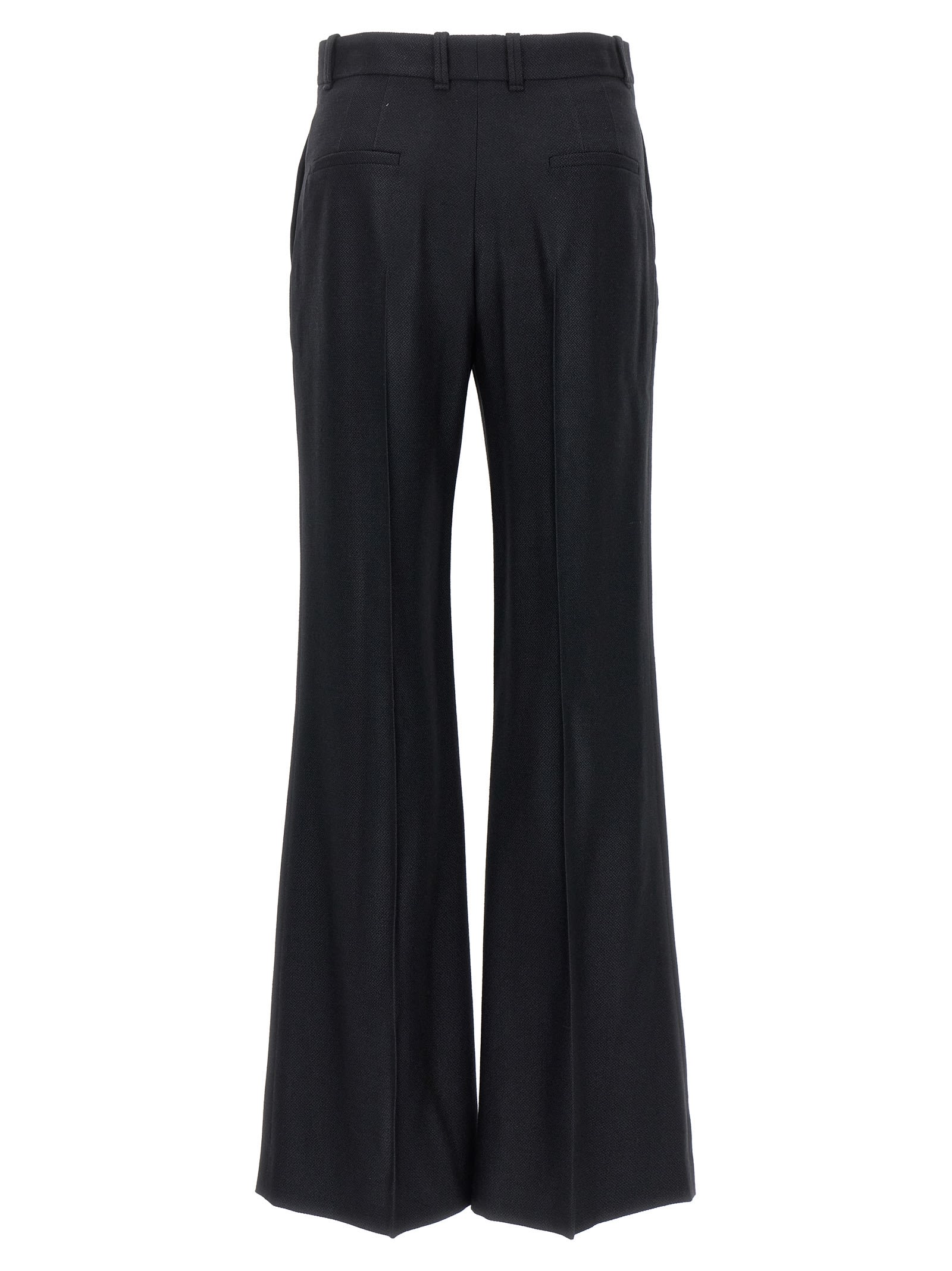 Shop Chloé Smart Pants In Black