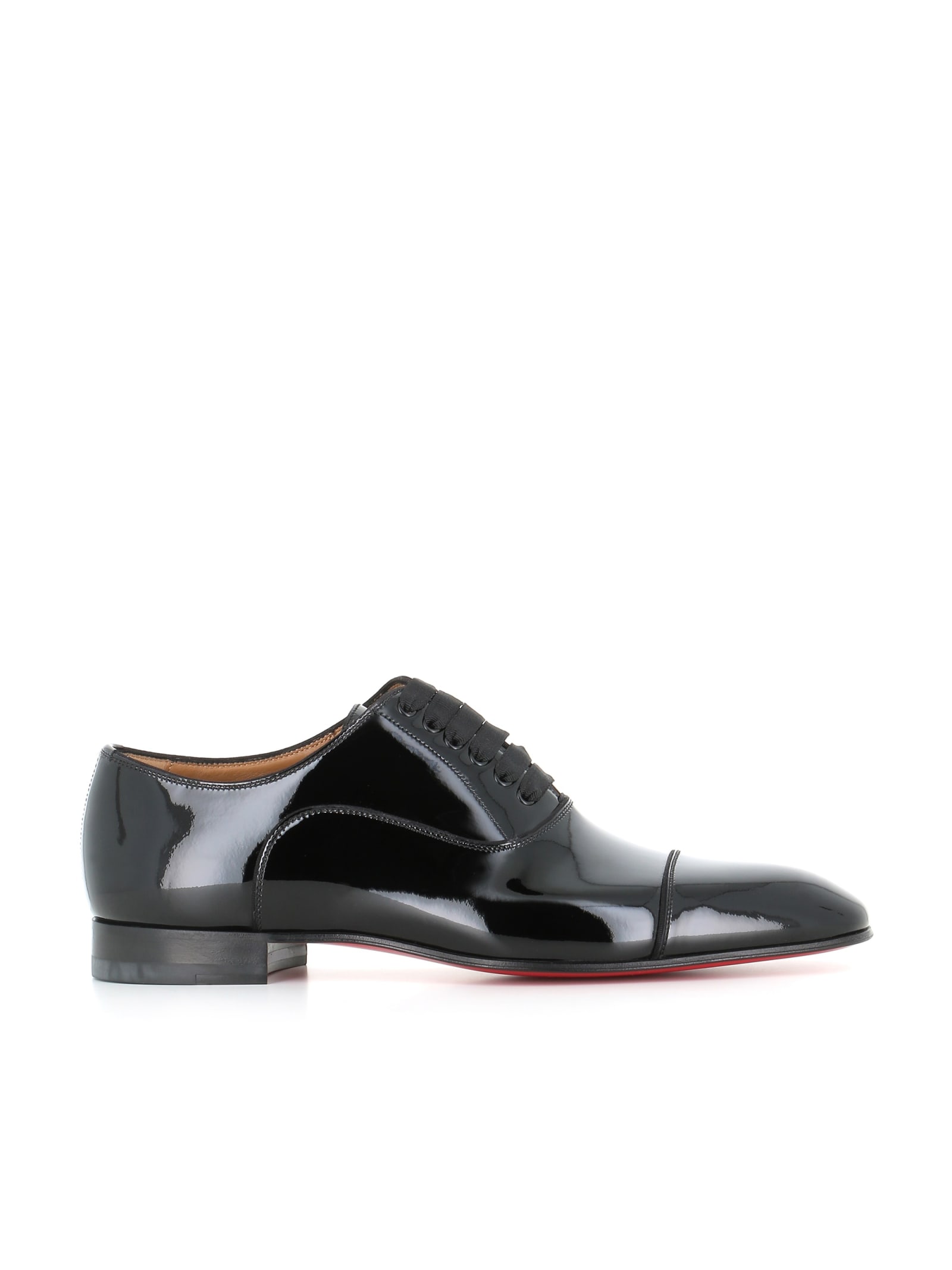 Christian Louboutin Oxford Greggo Flat In Black