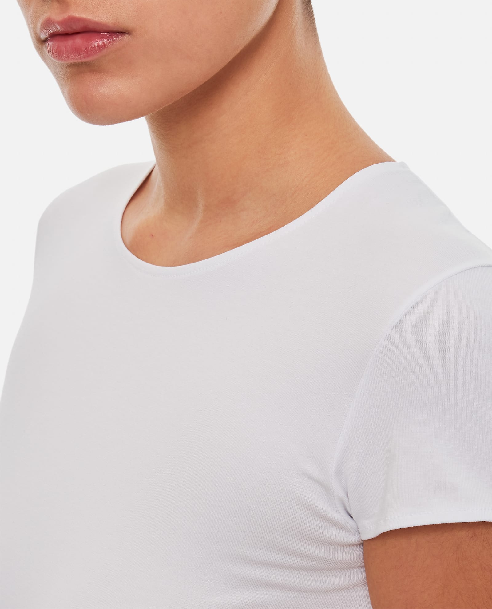 Stefano Mortari Crew Neck Short-sleeve T-shirt In White