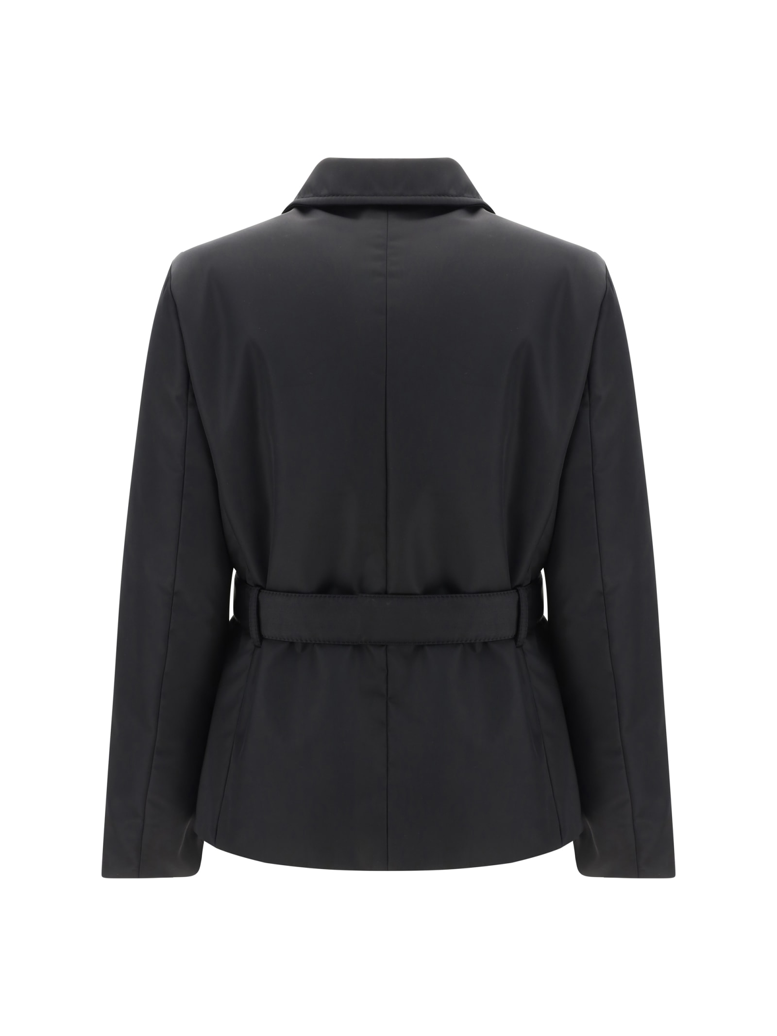 Shop Prada Jacket In Black