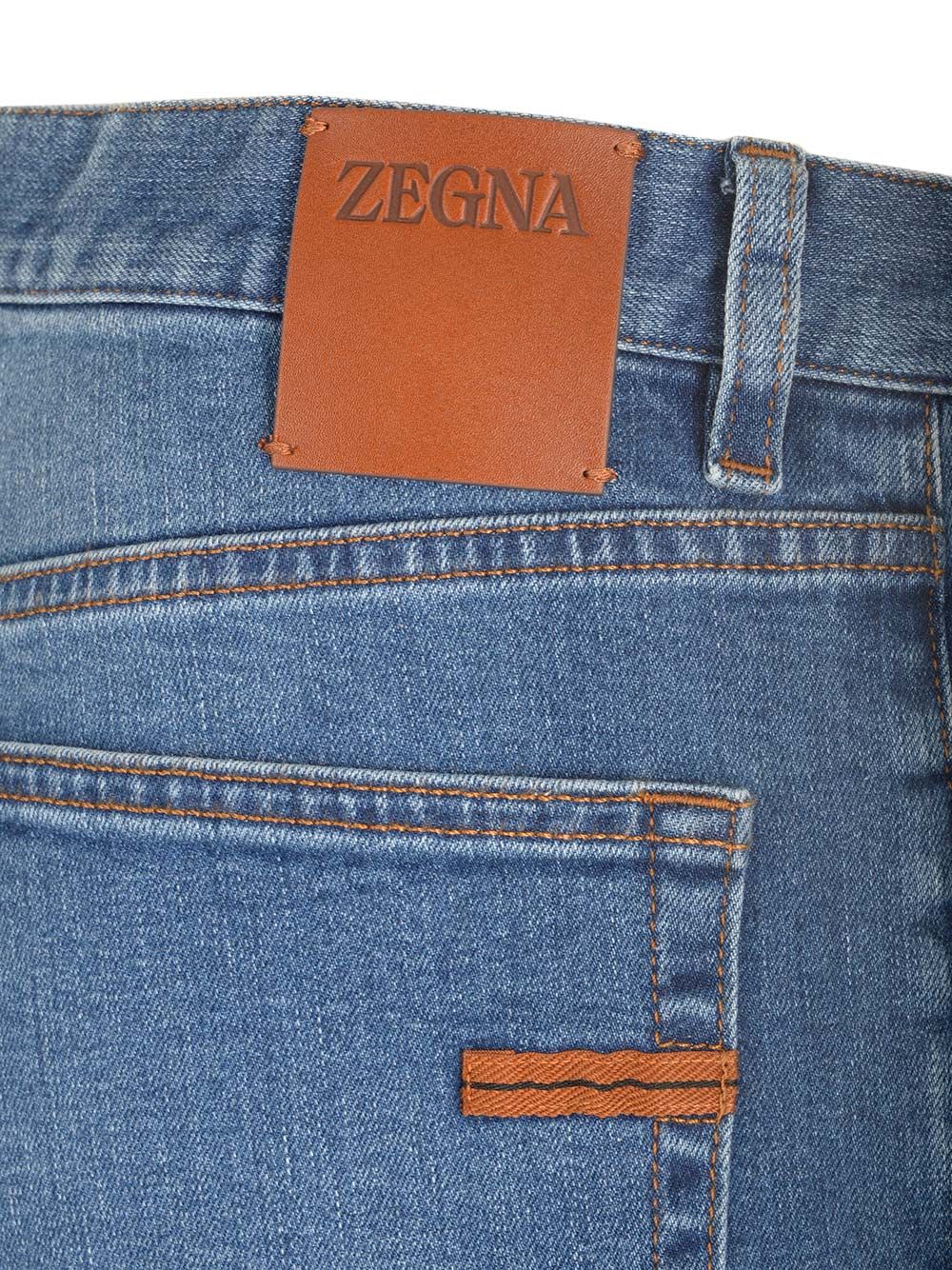 Shop Zegna Roccia Jeans In Blue