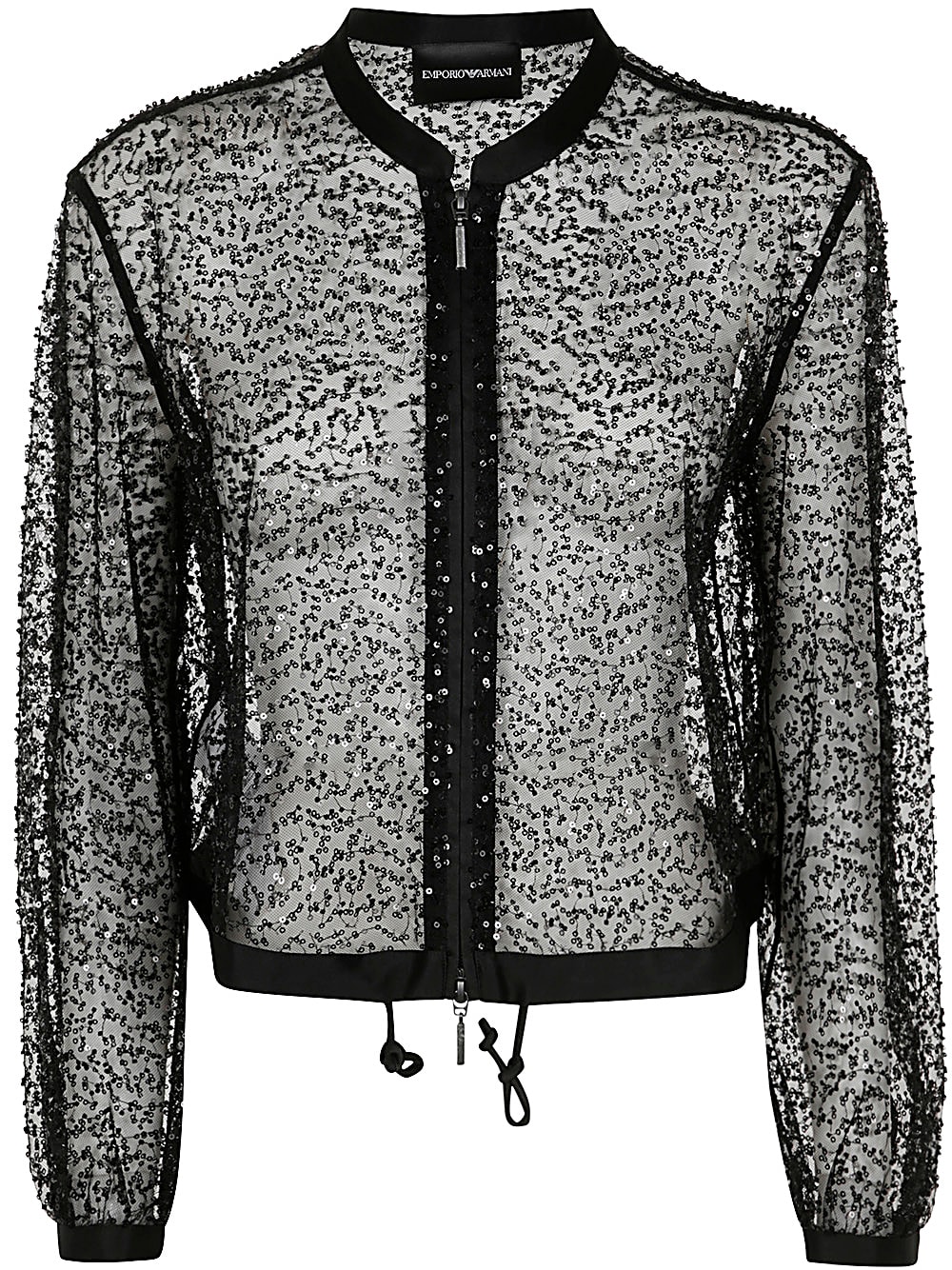 Shop Emporio Armani Shirt Jacket In Black