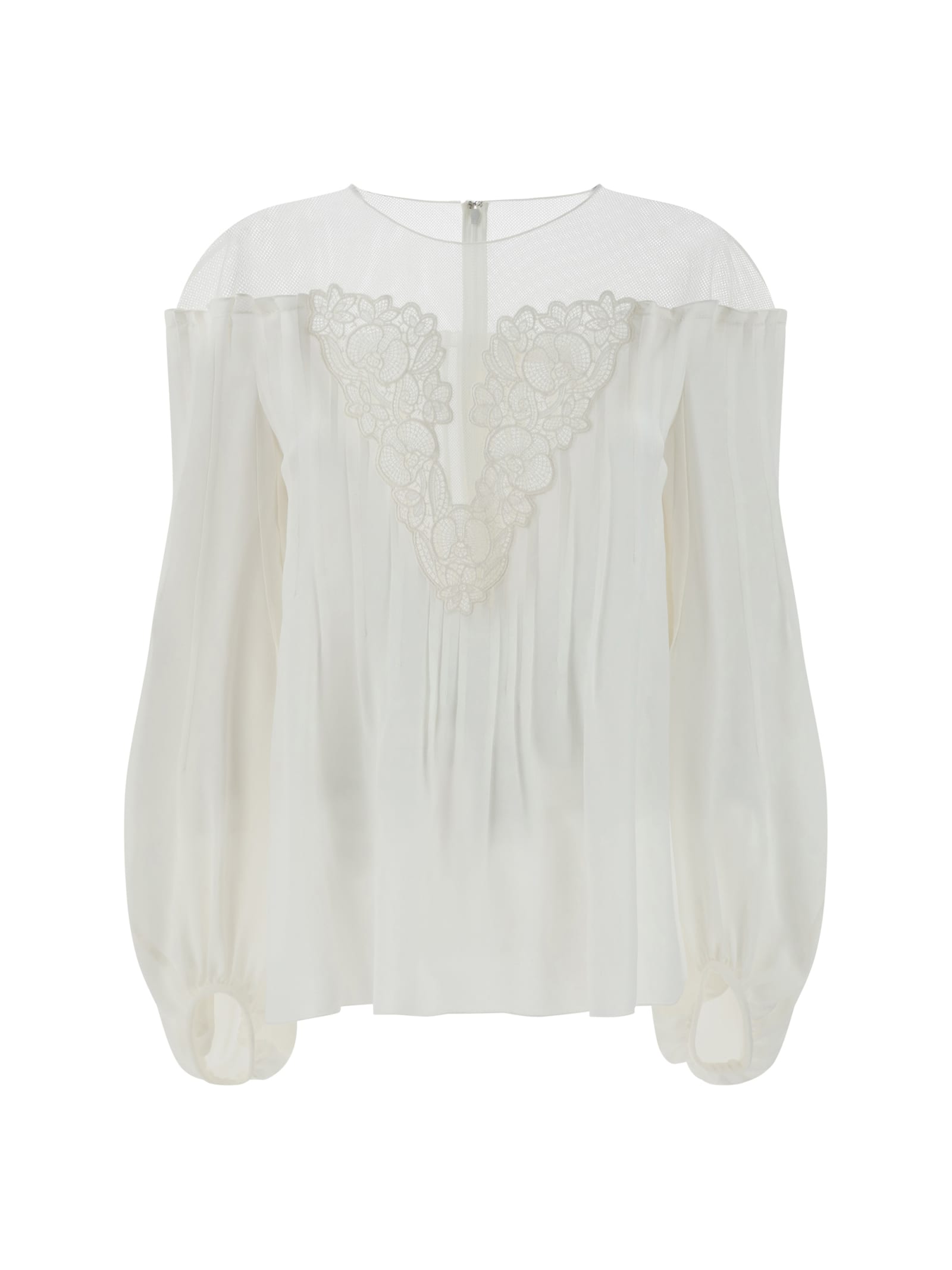 Chloé Silk Blouse With Embroidery