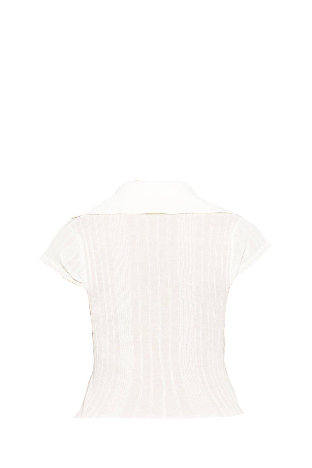 Shop Pinko V-neck Sleeveless Top In White
