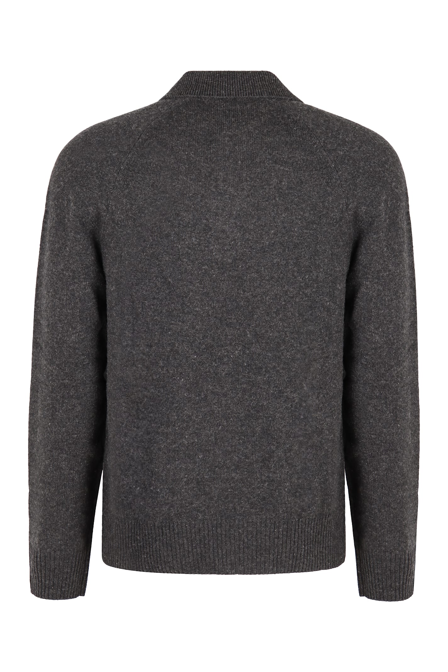 Shop Calvin Klein Wool Pullover In Grey